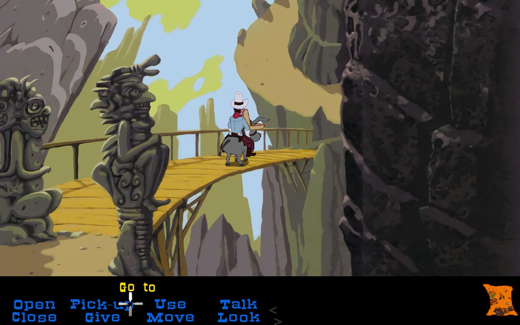 Fenimore Fillmore: 3 Skulls of the Toltecs screenshot 1