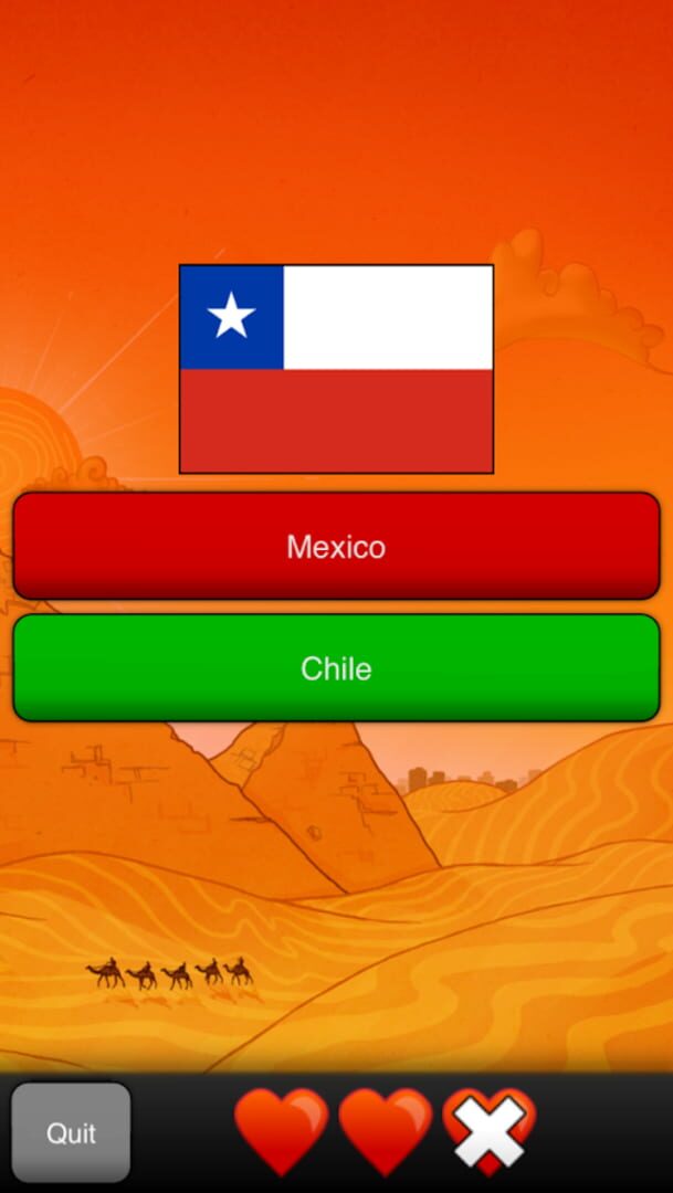 Capitals Quizzer screenshot 1