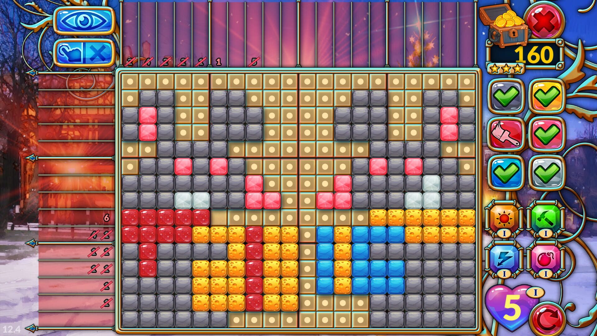 Travel Mosaics 6: Christmas Around the World screenshot 1