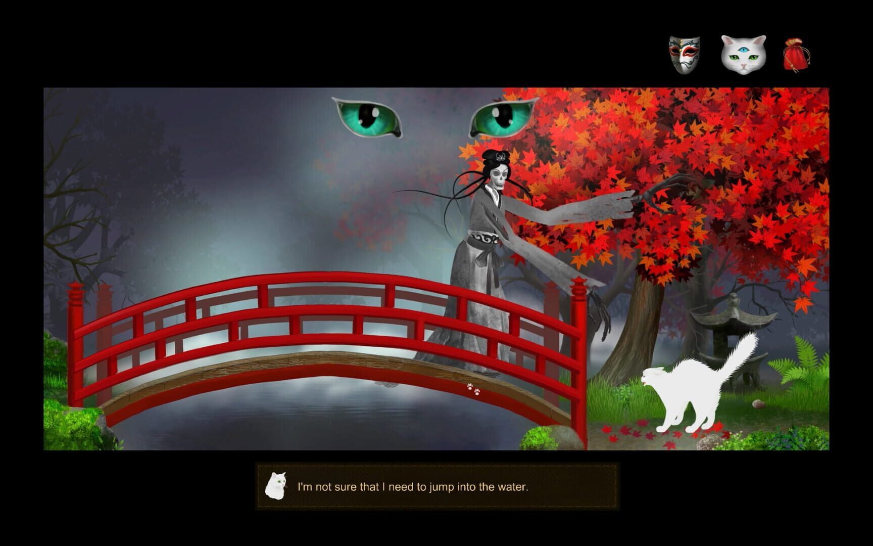 Cat and Ghostly Road screenshot 1
