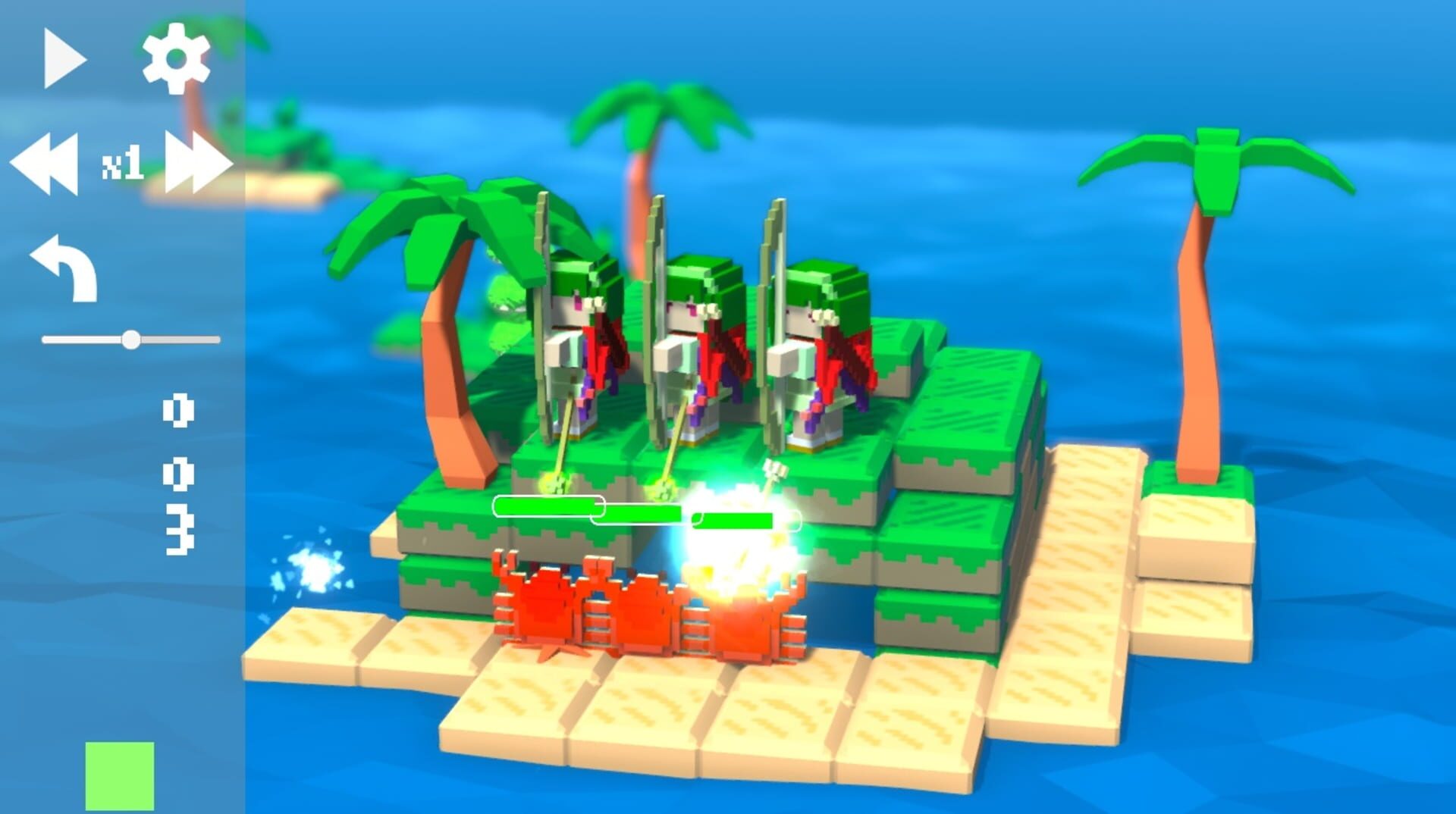 Kiritan vs. Kanitan: Zunda-mochi Defense! screenshot 1
