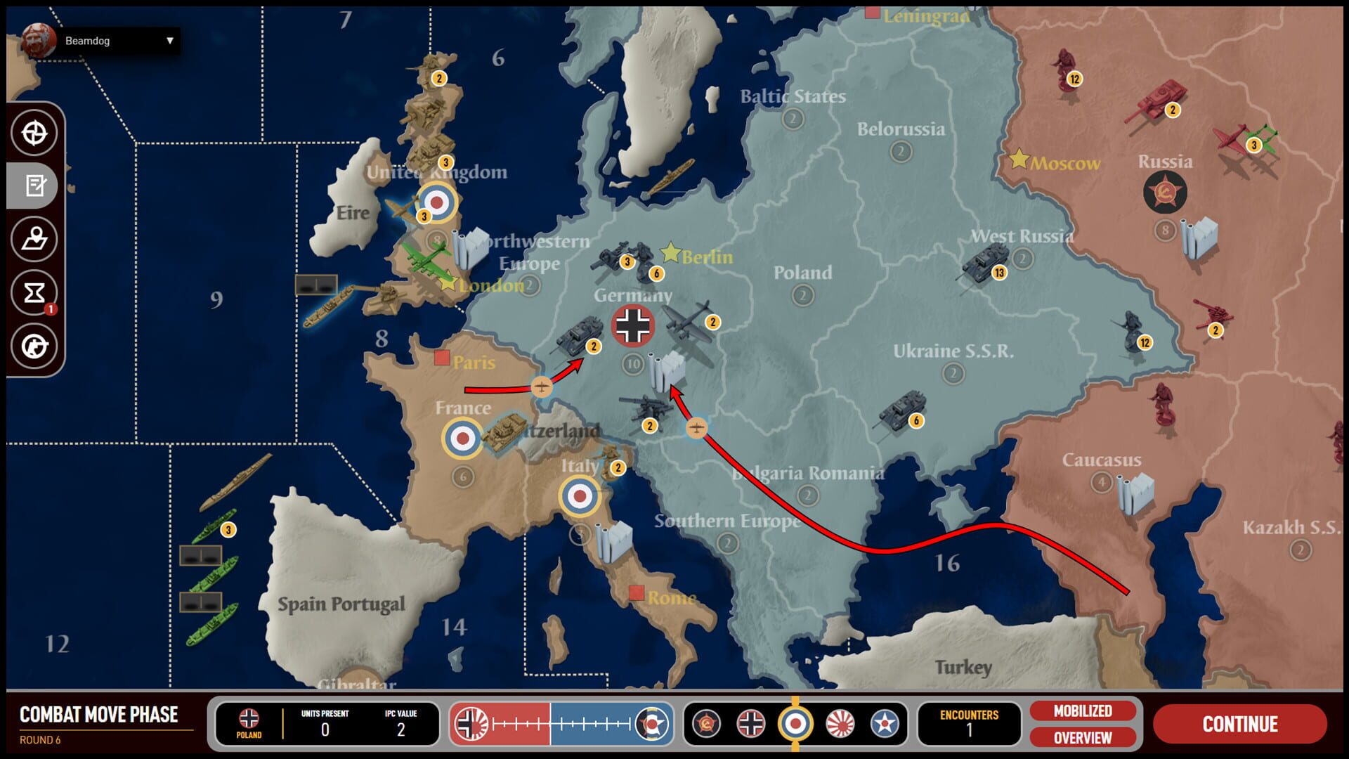 Axis & Allies 1942 Online screenshot 1