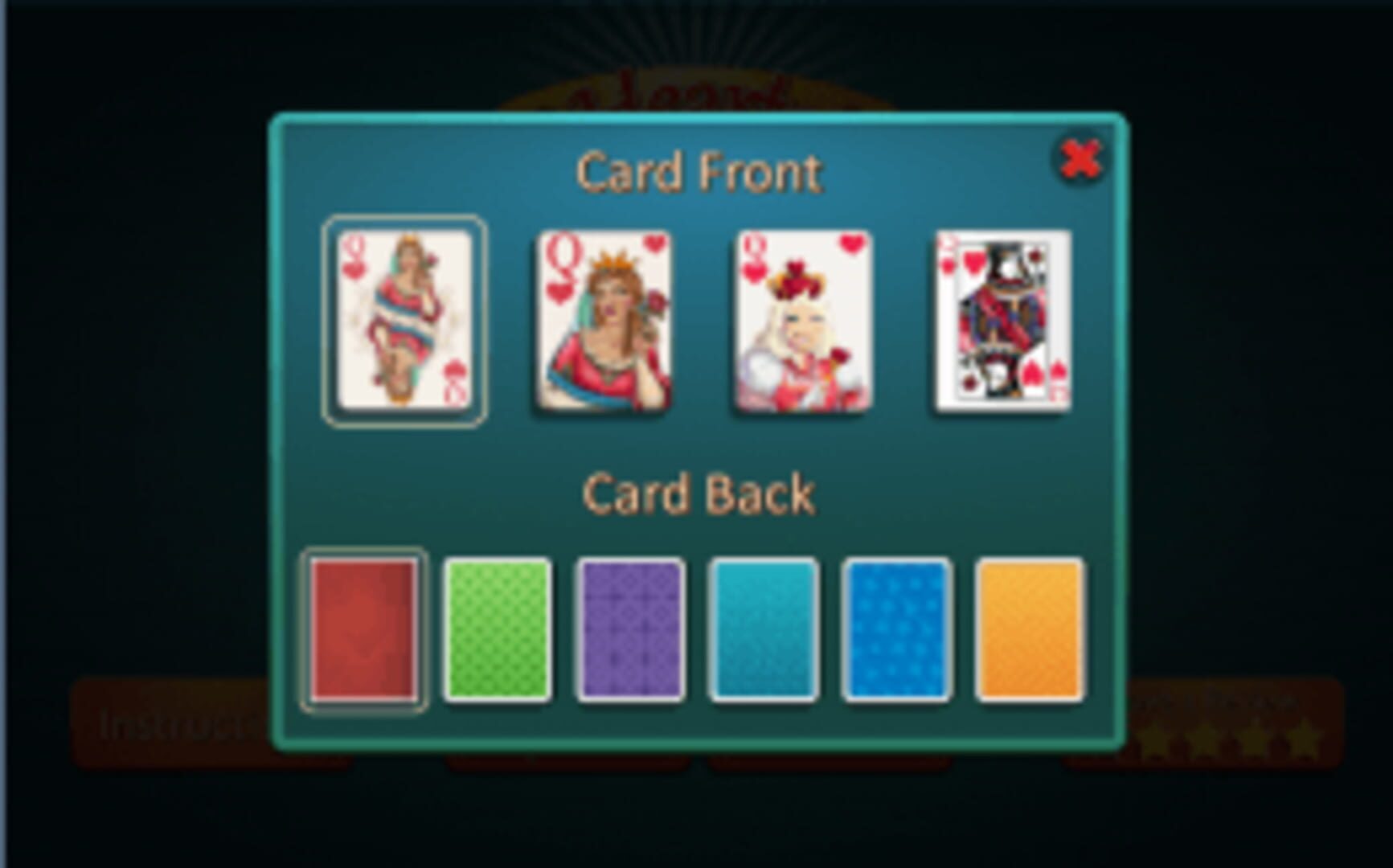 Hearts Deluxe screenshot 1