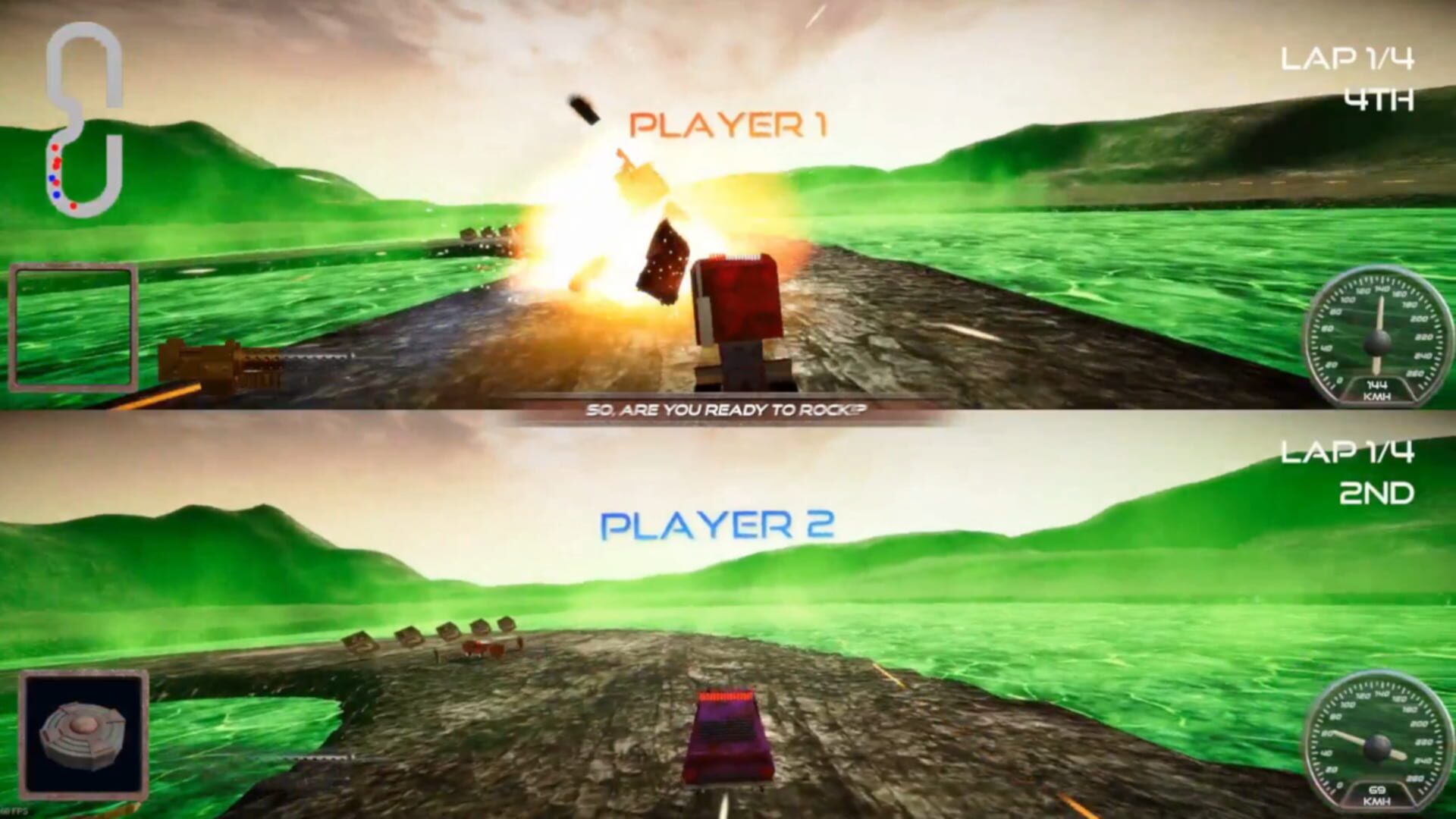 Rock n' Rush Battle Racing screenshot 1