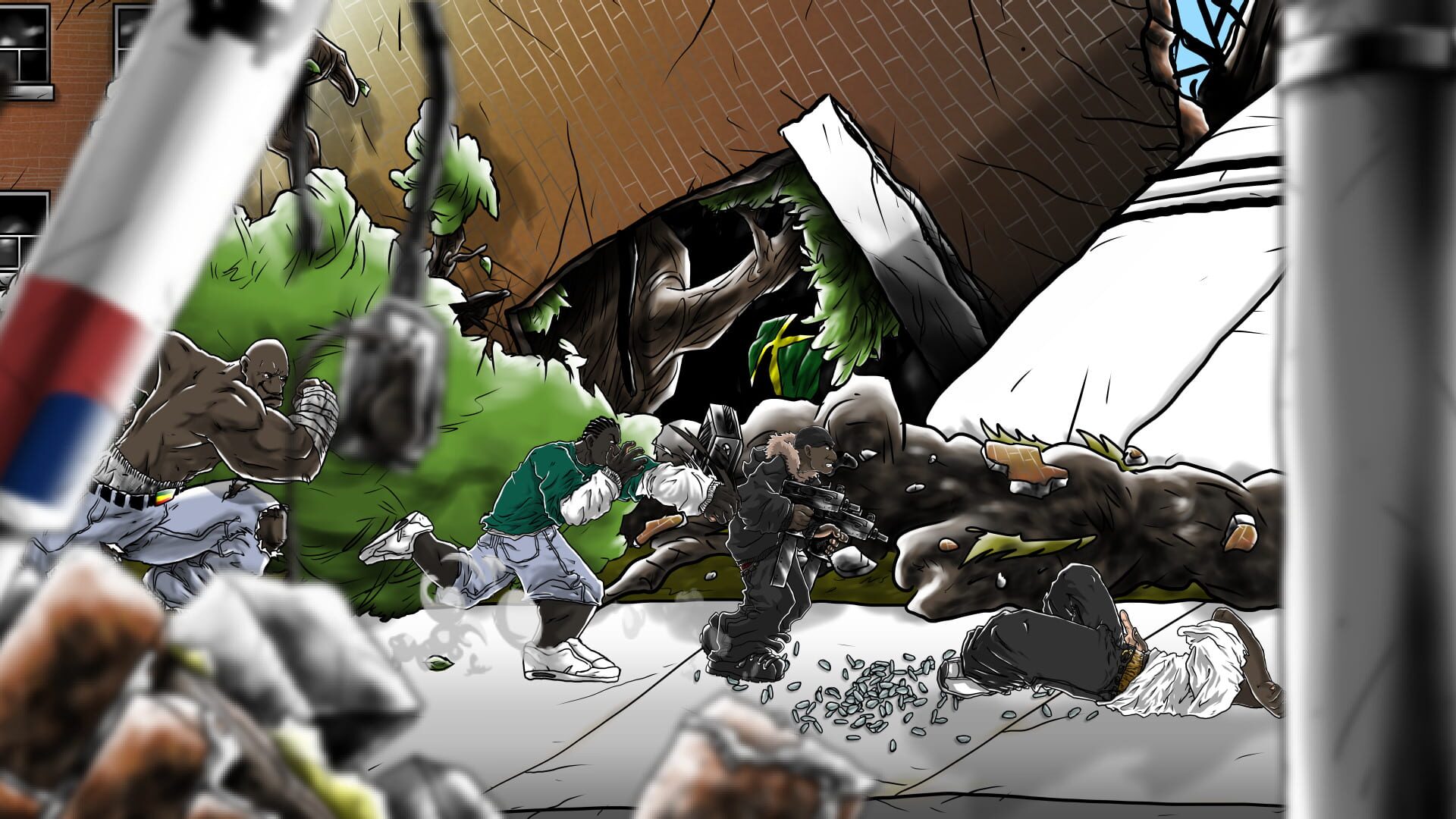 Black Otaku: SOS HD screenshot 1