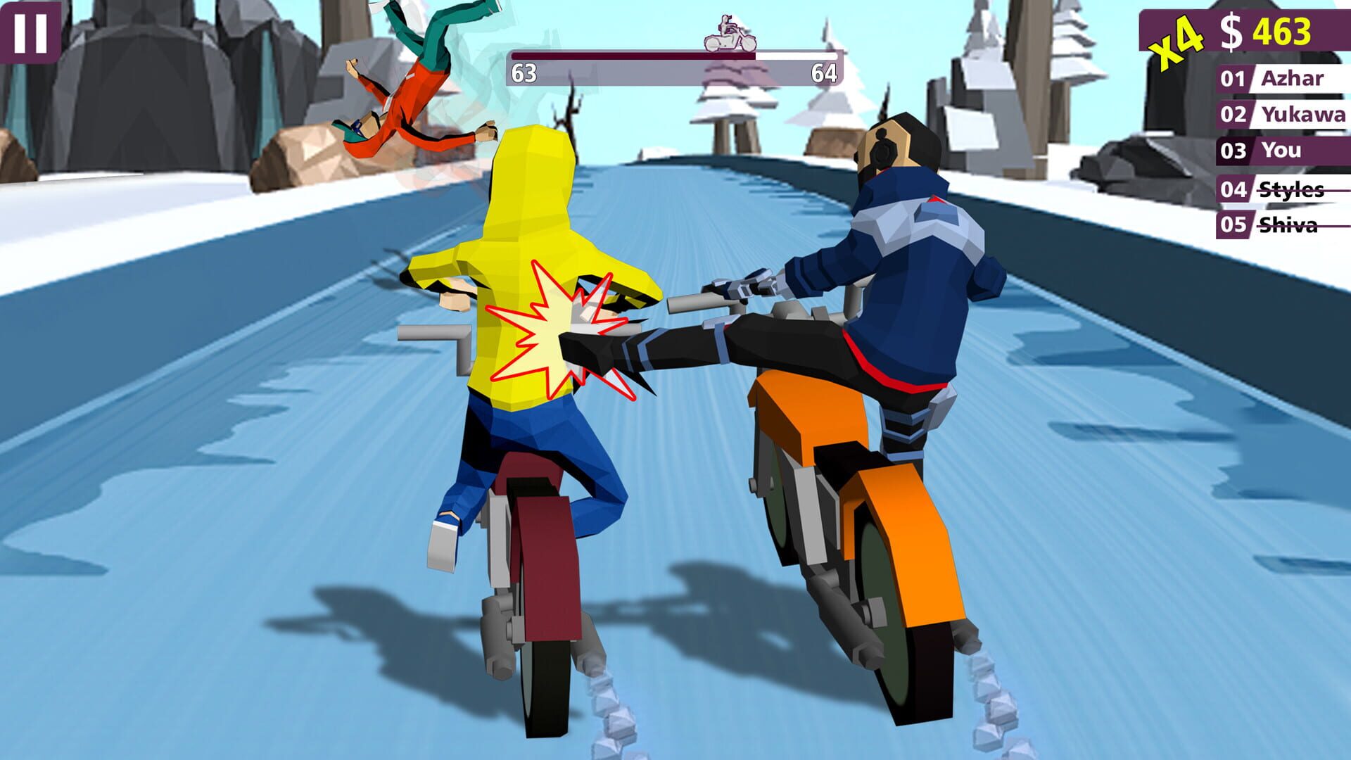 Racing Bike Fight screenshot 1