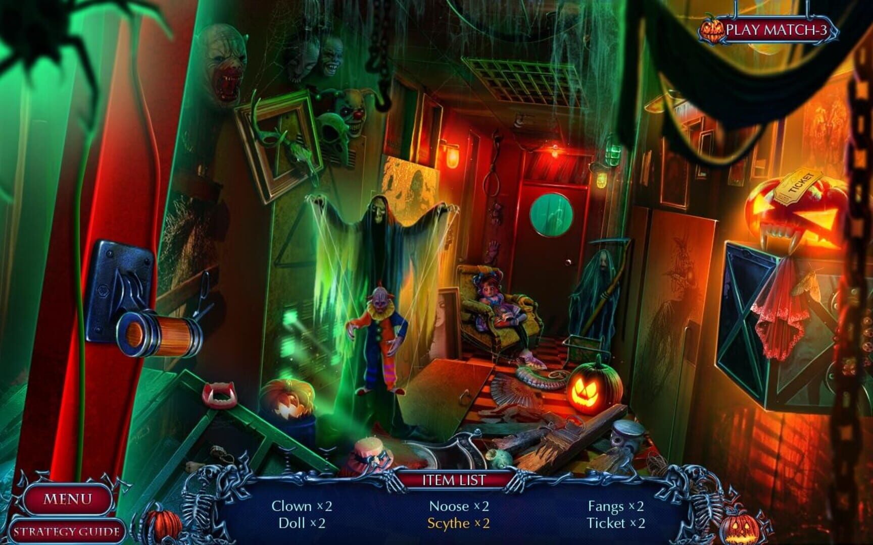 Halloween Chronicles: Evil Behind a Mask - Collector's Edition screenshot 1