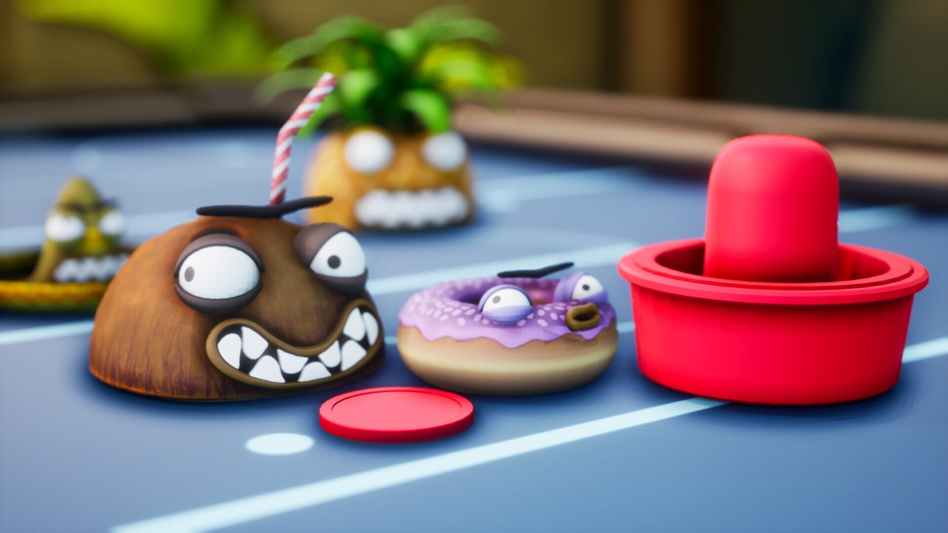 Tropical Air hockey screenshot 1