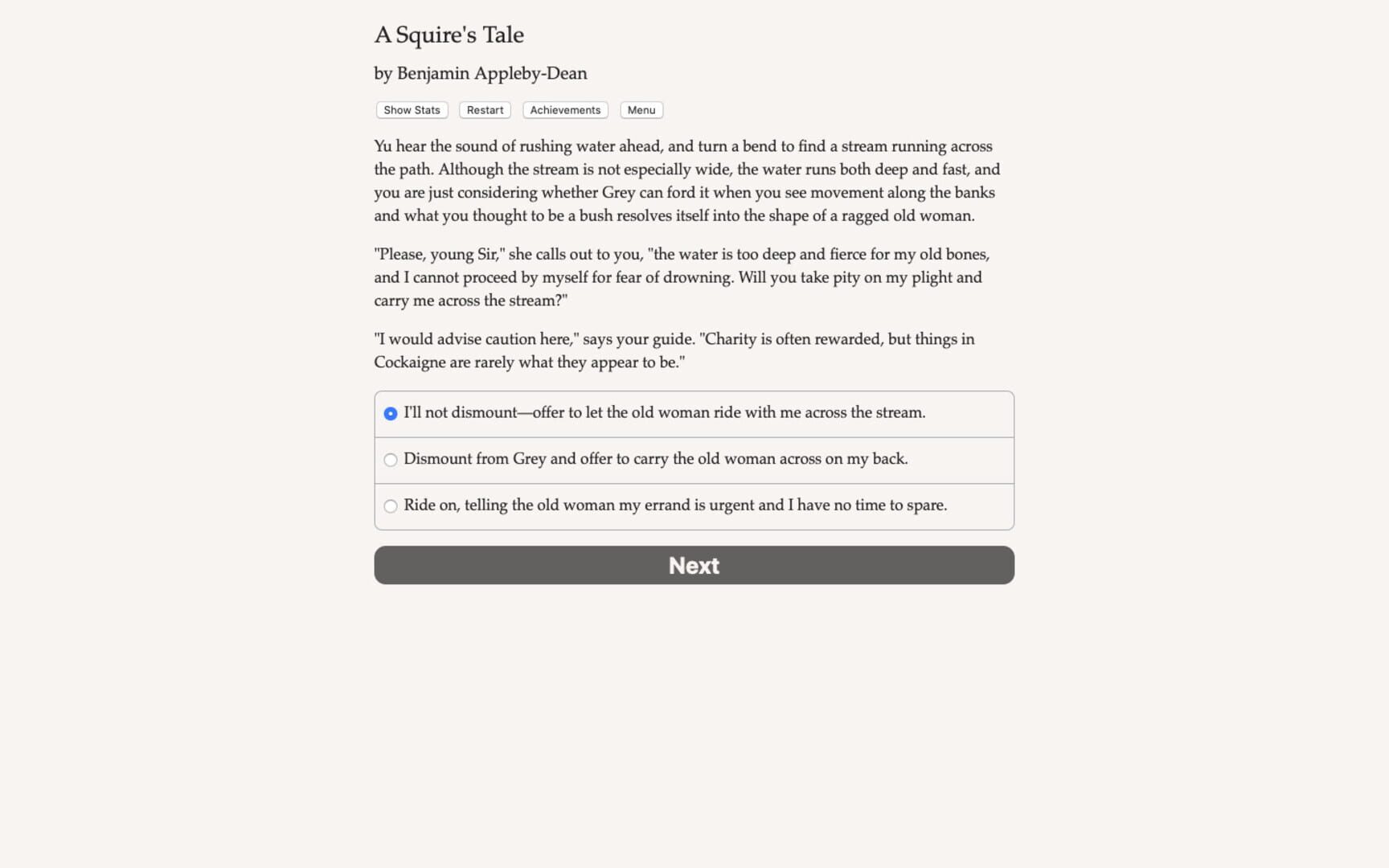A Squire's Tale screenshot 1