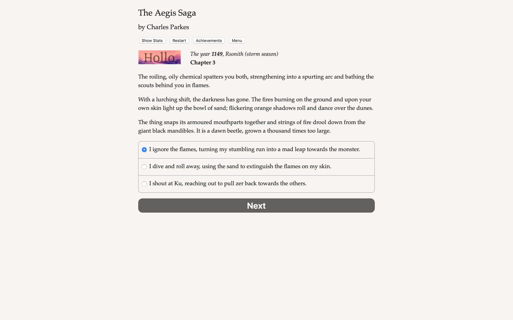 The Aegis Saga screenshot 1
