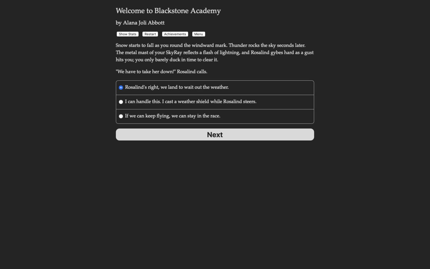 Blackstone Academy for the Magical Arts screenshot 1