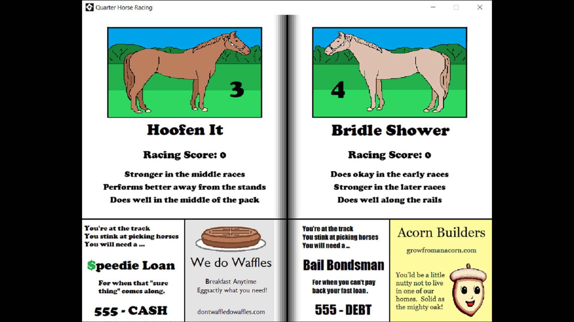 Quarter Horse Racing screenshot 1