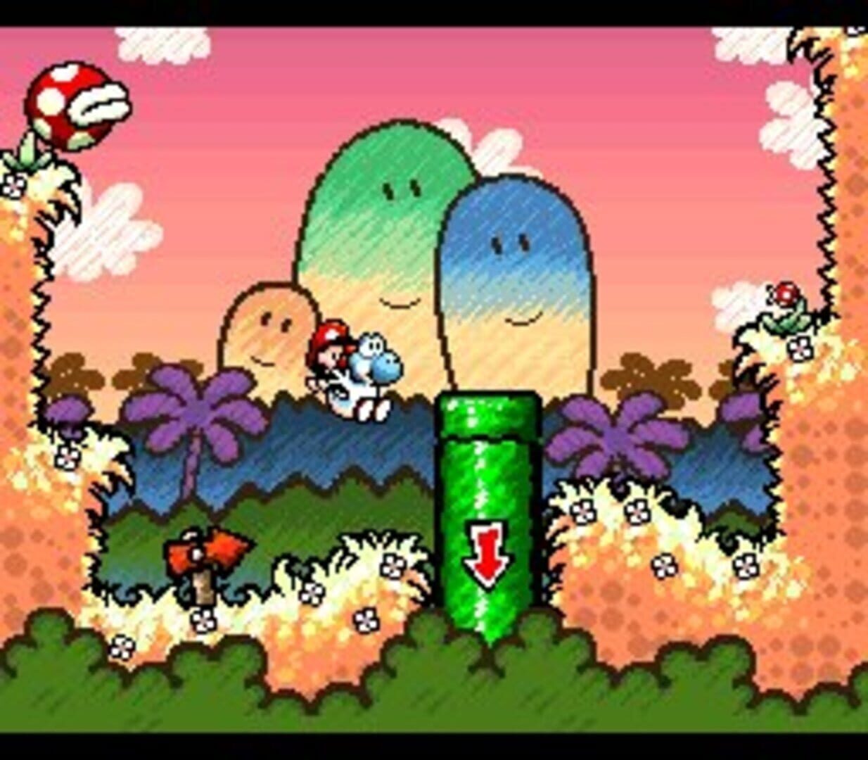 Super Mario World 2: Yoshi's Island screenshot 1