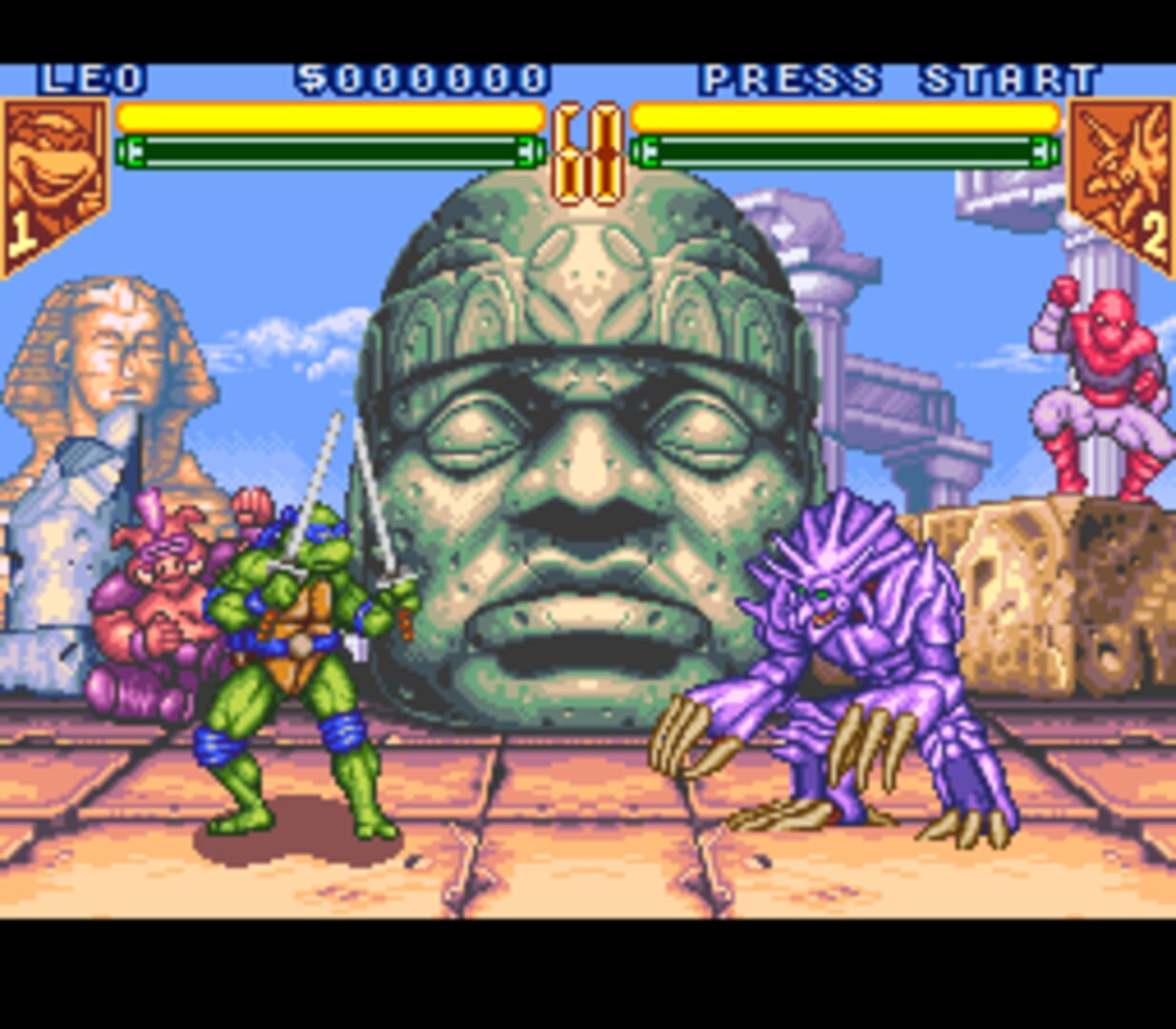 Teenage Mutant Ninja Turtles: Tournament Fighters screenshot 1