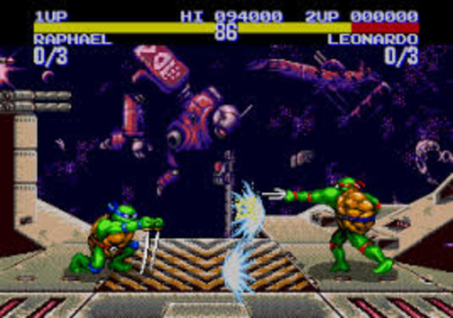 Teenage Mutant Ninja Turtles: Tournament Fighters screenshot 1