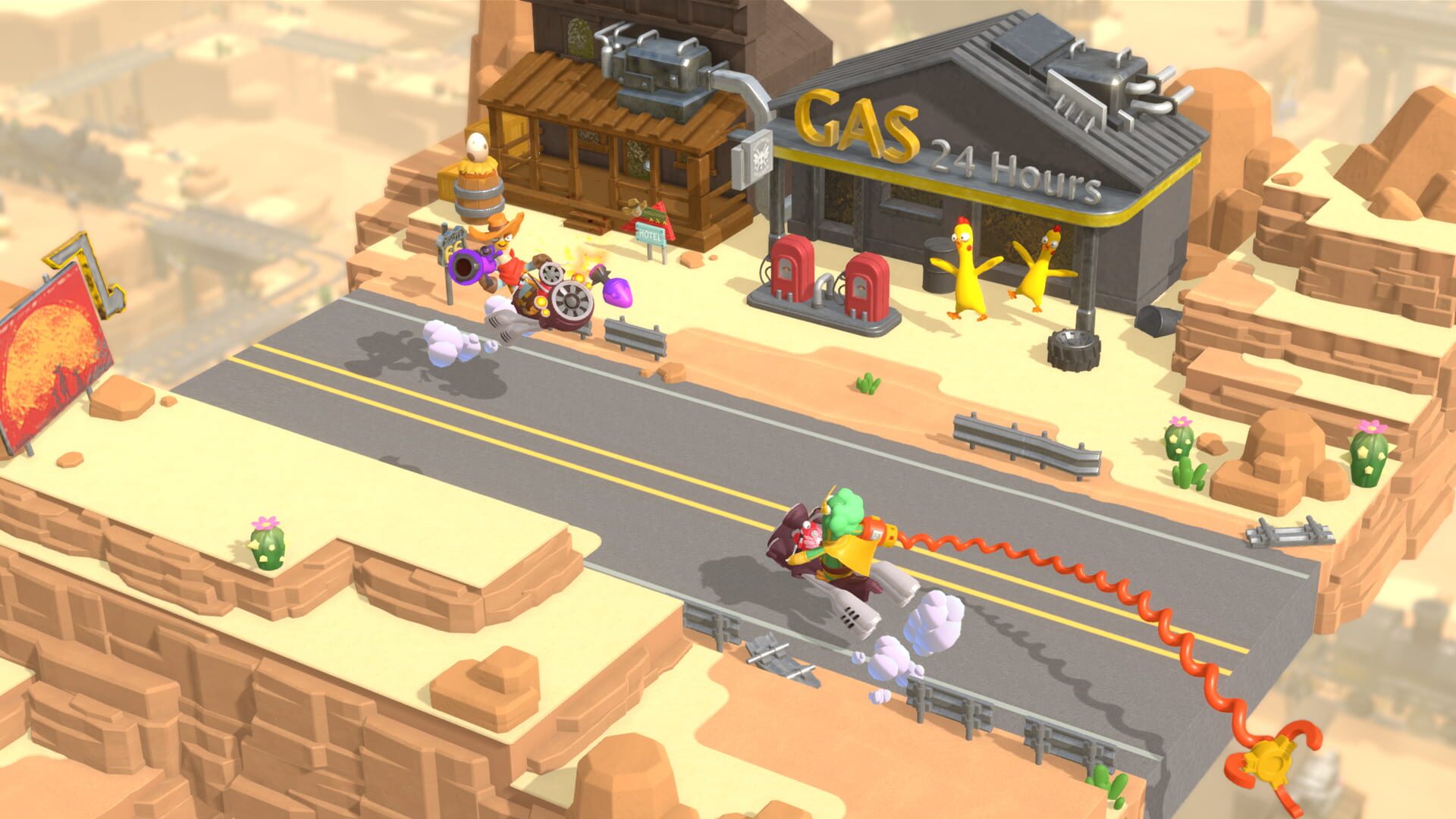 Screaming Chicken: Ultimate Showdown screenshot 1