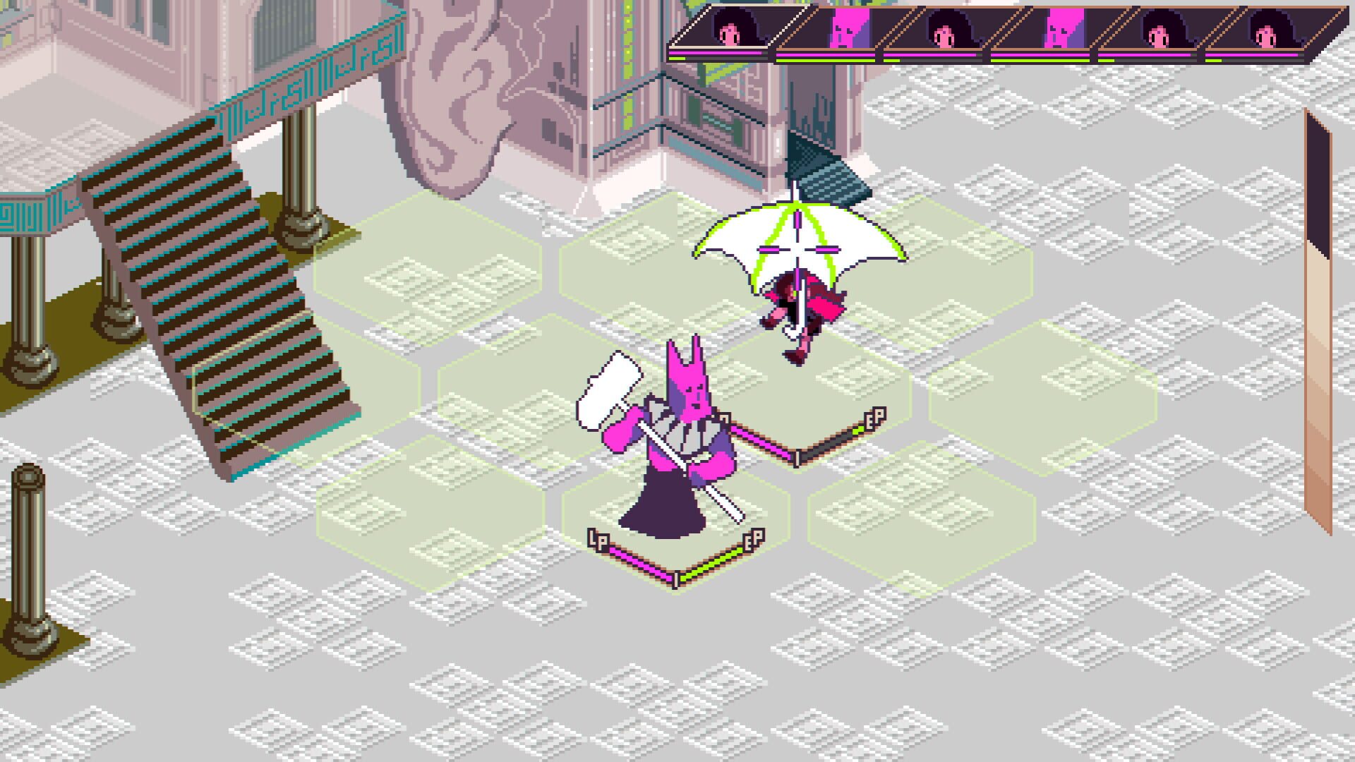 Keylocker: Turn Based Cyberpunk Action screenshot 1