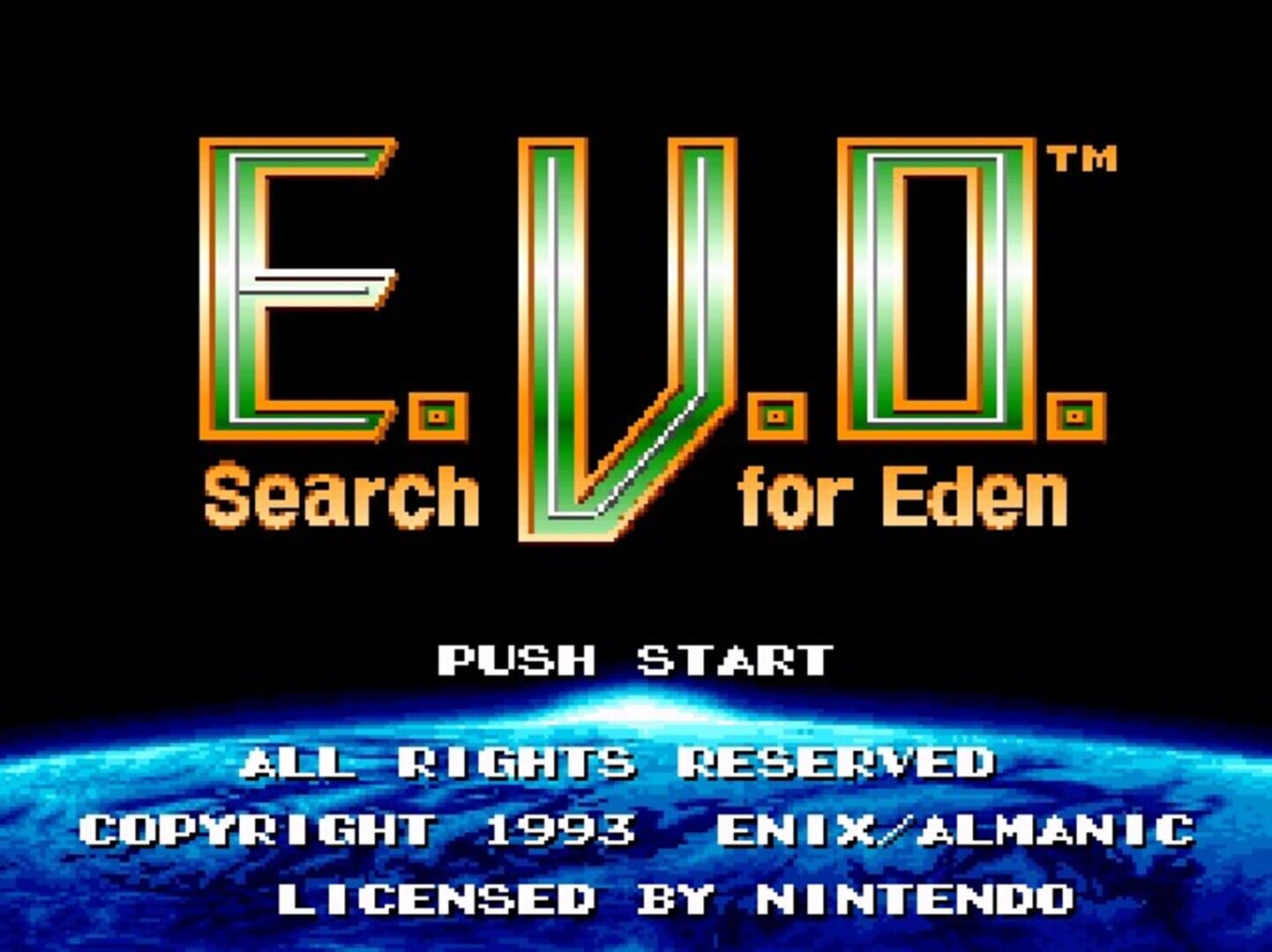 E.V.O.: Search for Eden screenshot 1