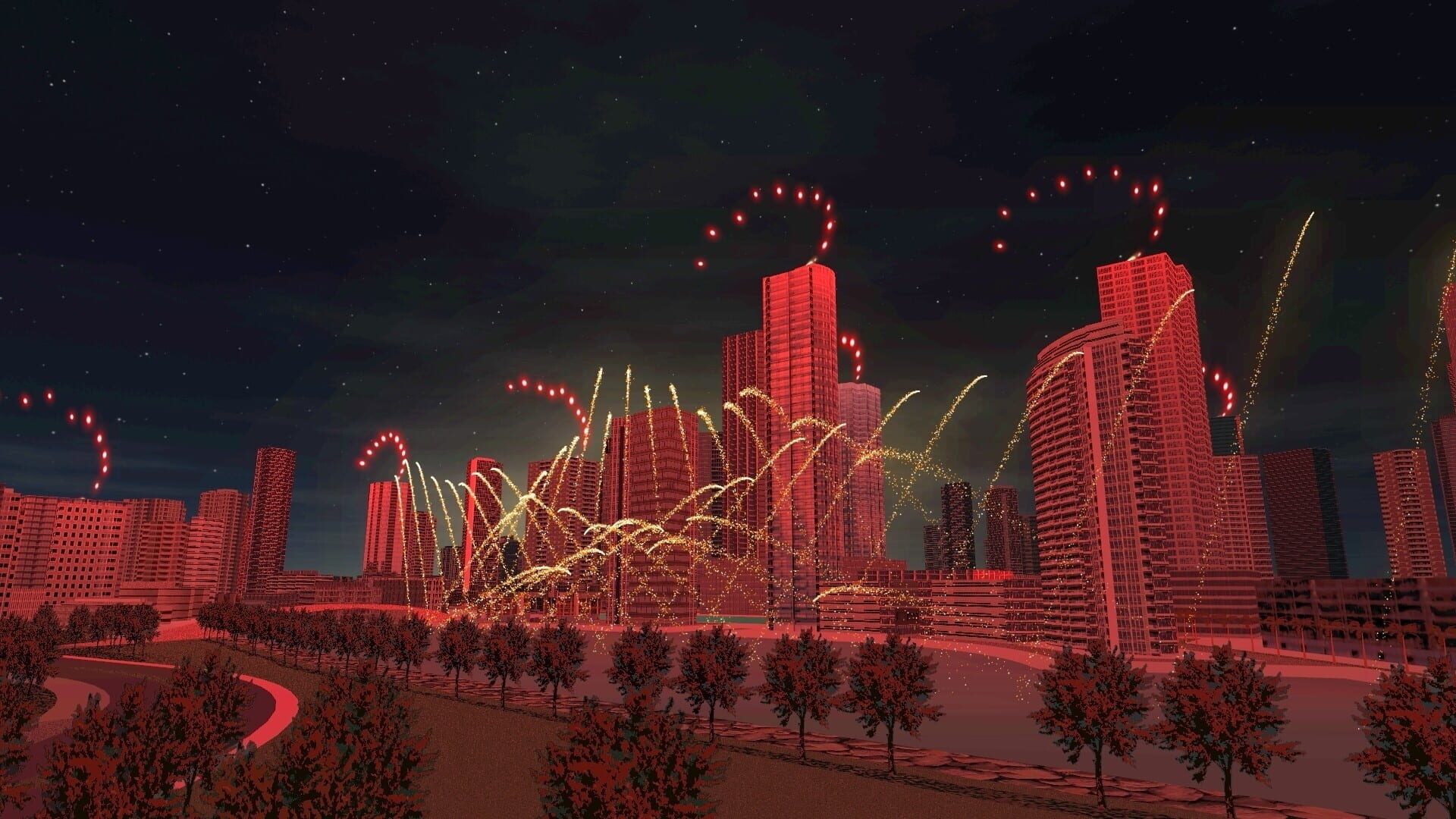 FWsim - Fireworks Display Simulator screenshot 1