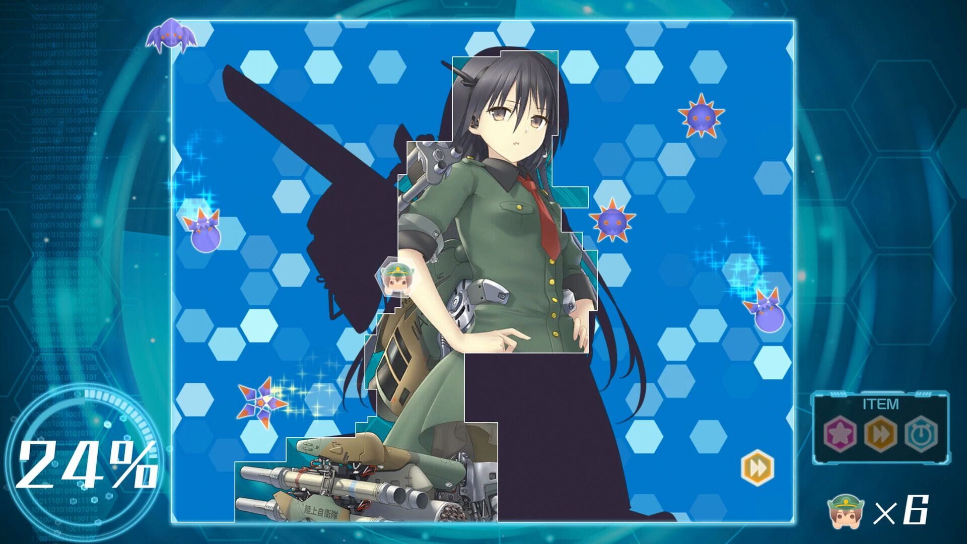 Bishoujo Battle Cyber Panic! screenshot 1