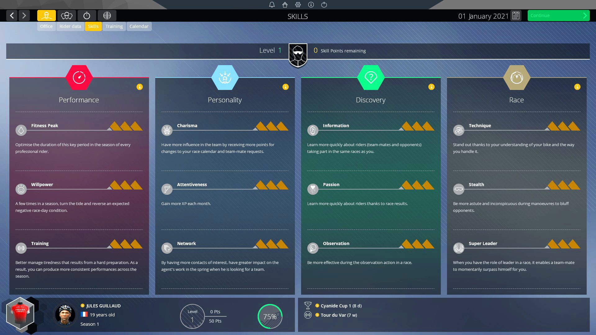 Pro Cycling Manager 2021 screenshot 1