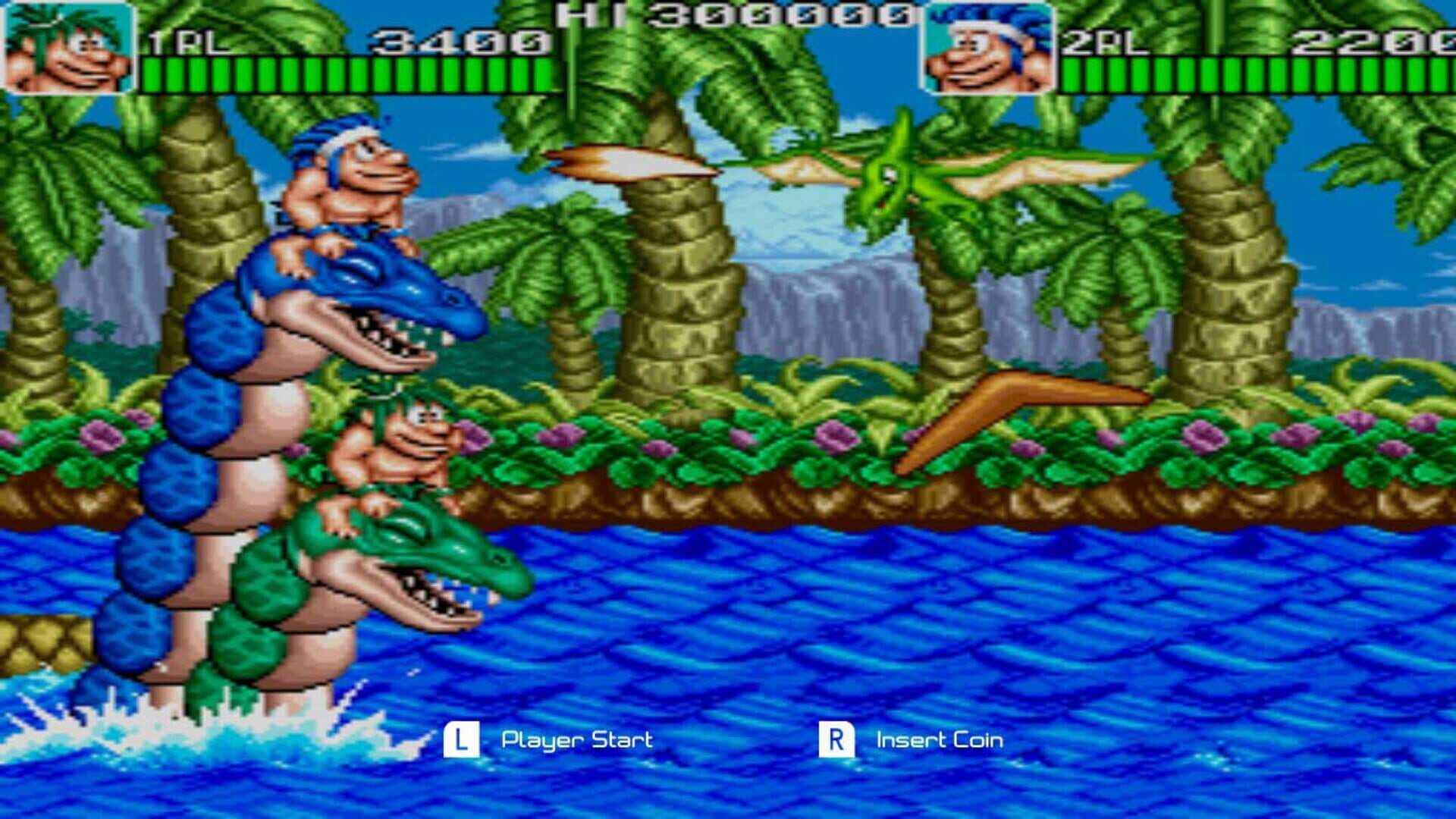 Johnny Turbo's Arcade: Joe and Mac Caveman Ninja screenshot 1