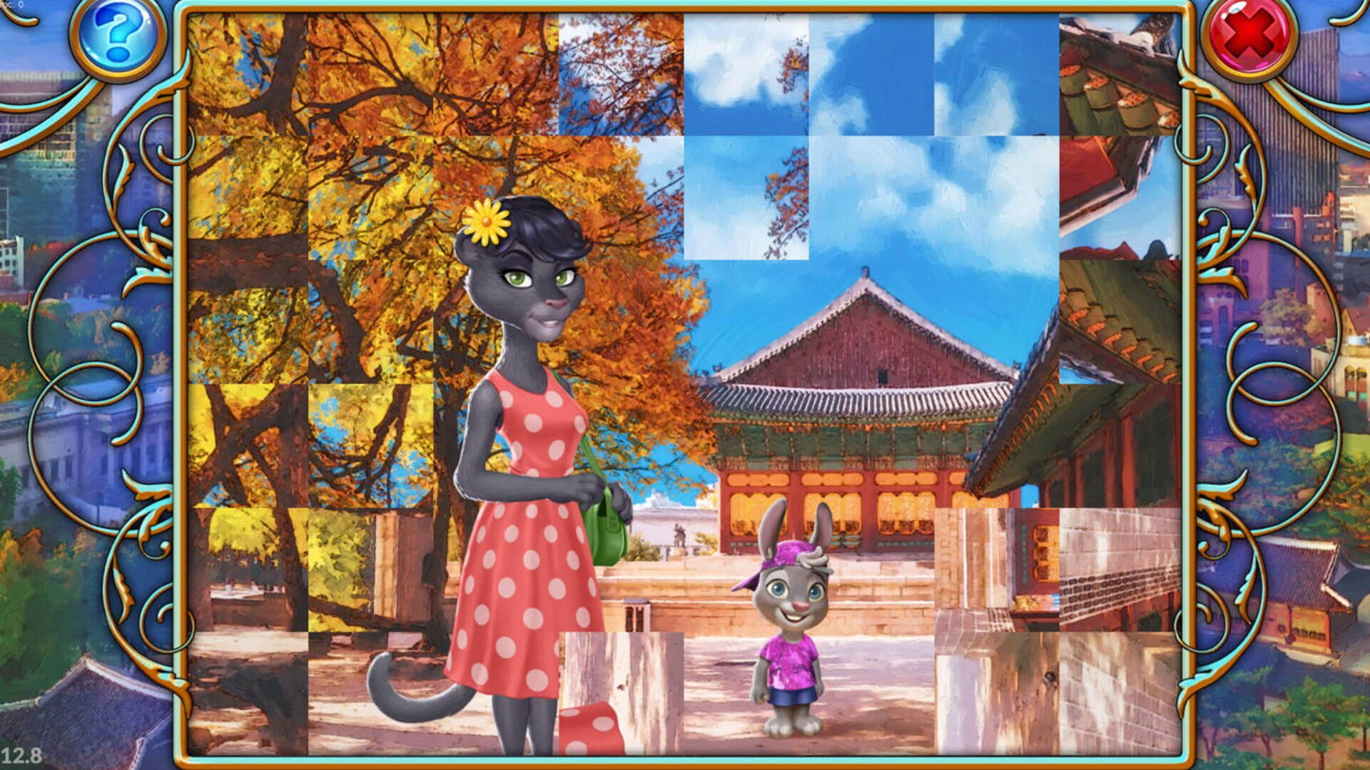 Travel Mosaics 8: Breathtaking Seoul screenshot 1