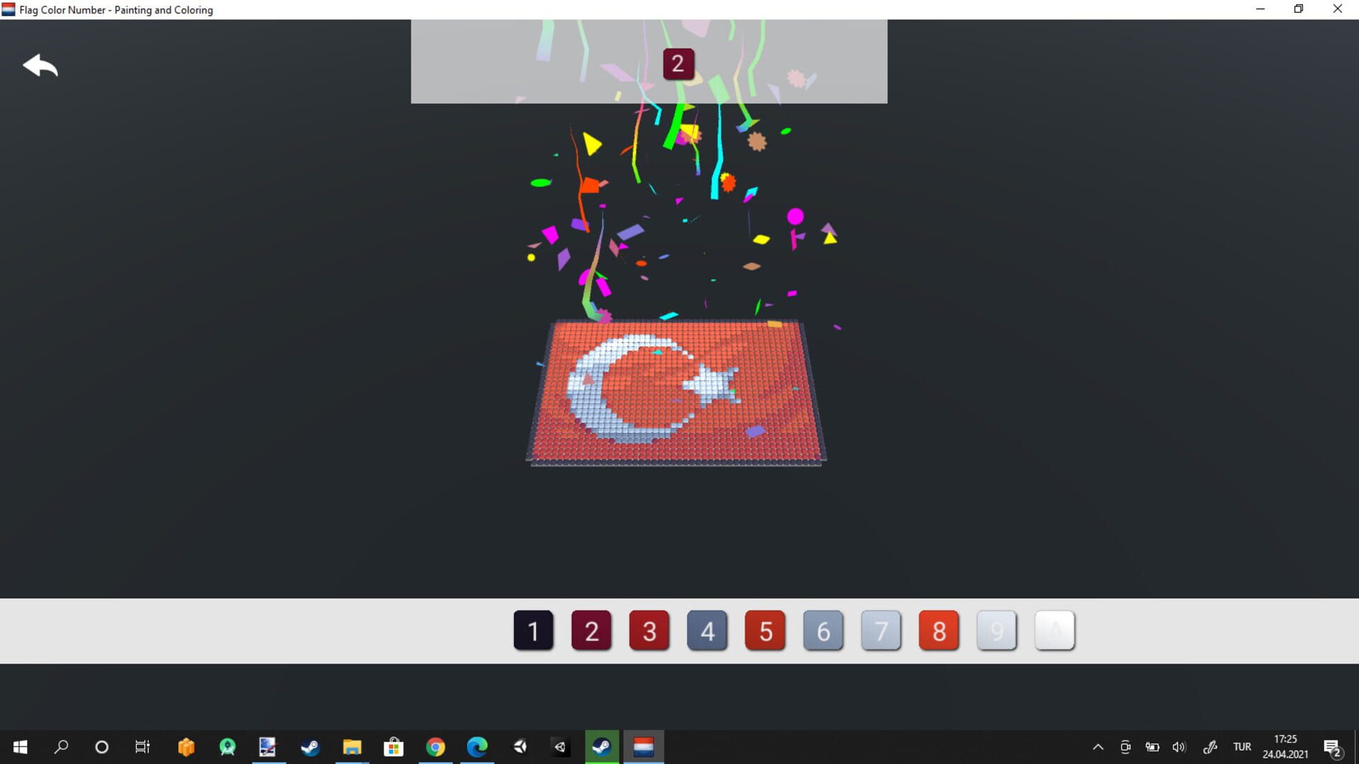 Flag Color Number: Painting and Coloring screenshot 1