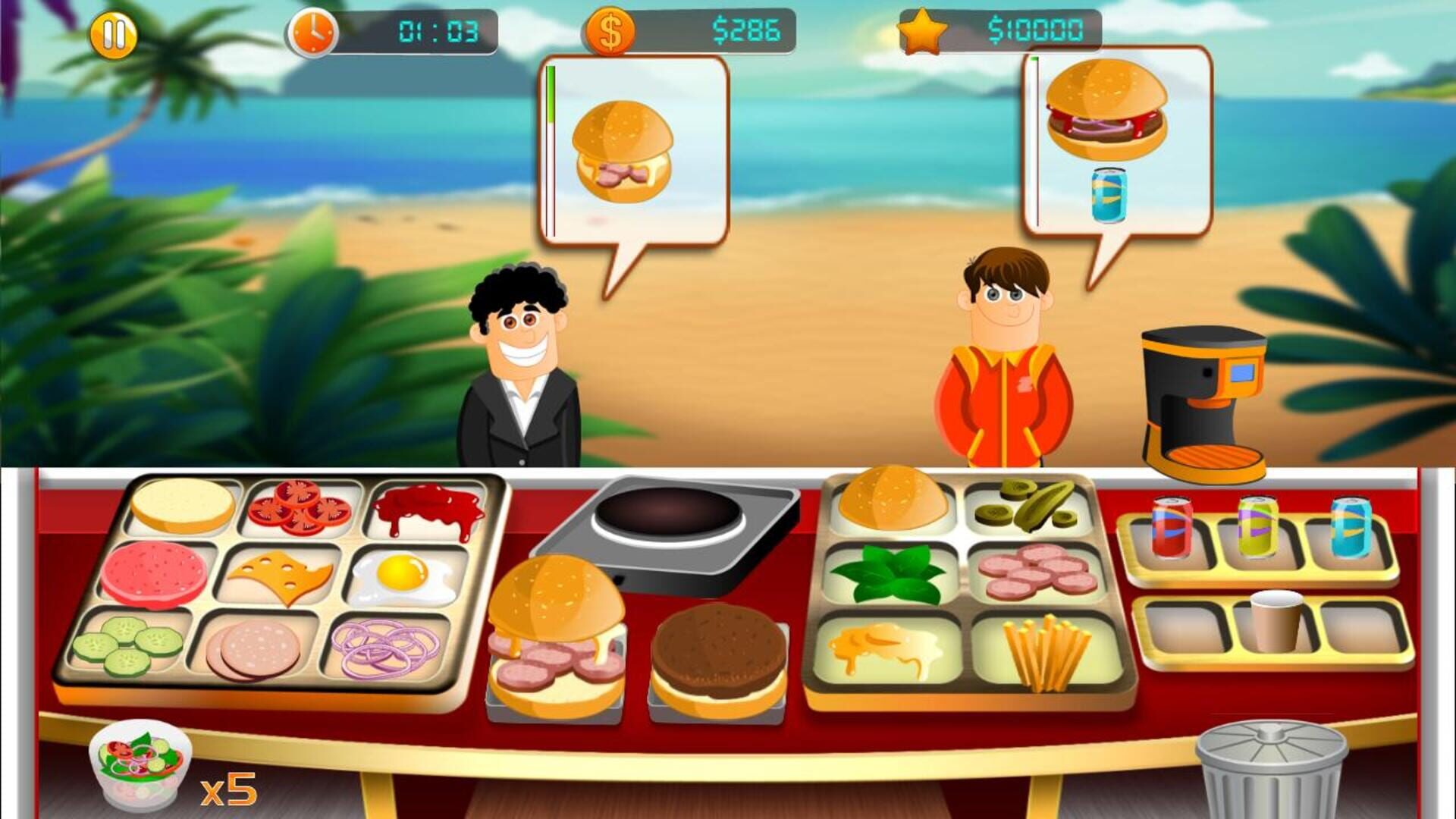 My Little Fast Food Booth screenshot 1