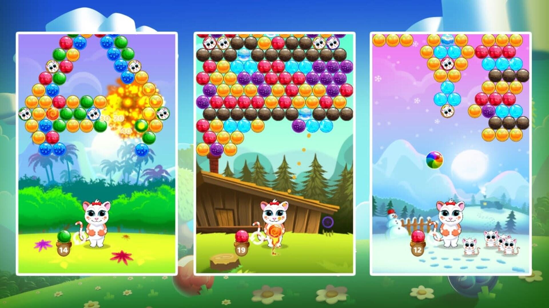 Bubble Cats Rescue screenshot 1