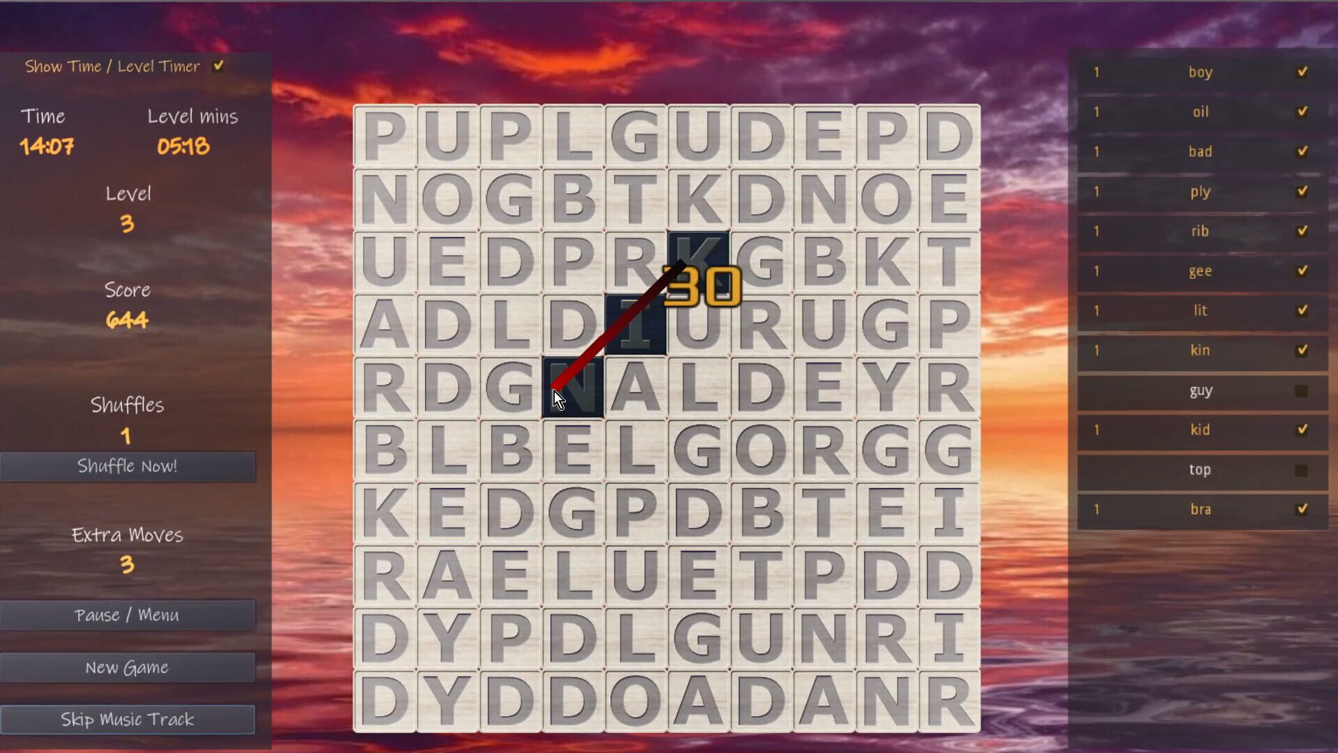 Word Hunt Fever screenshot 1