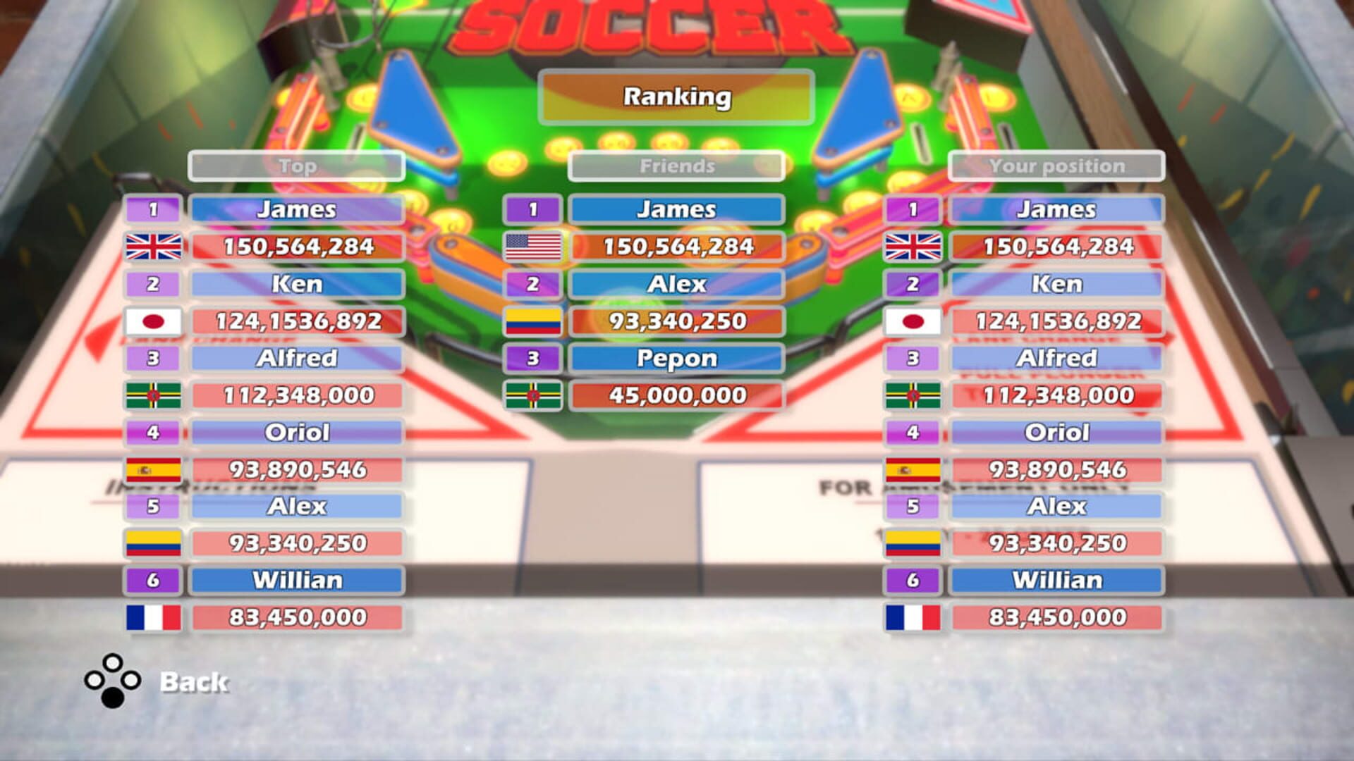 World Soccer Pinball screenshot 1