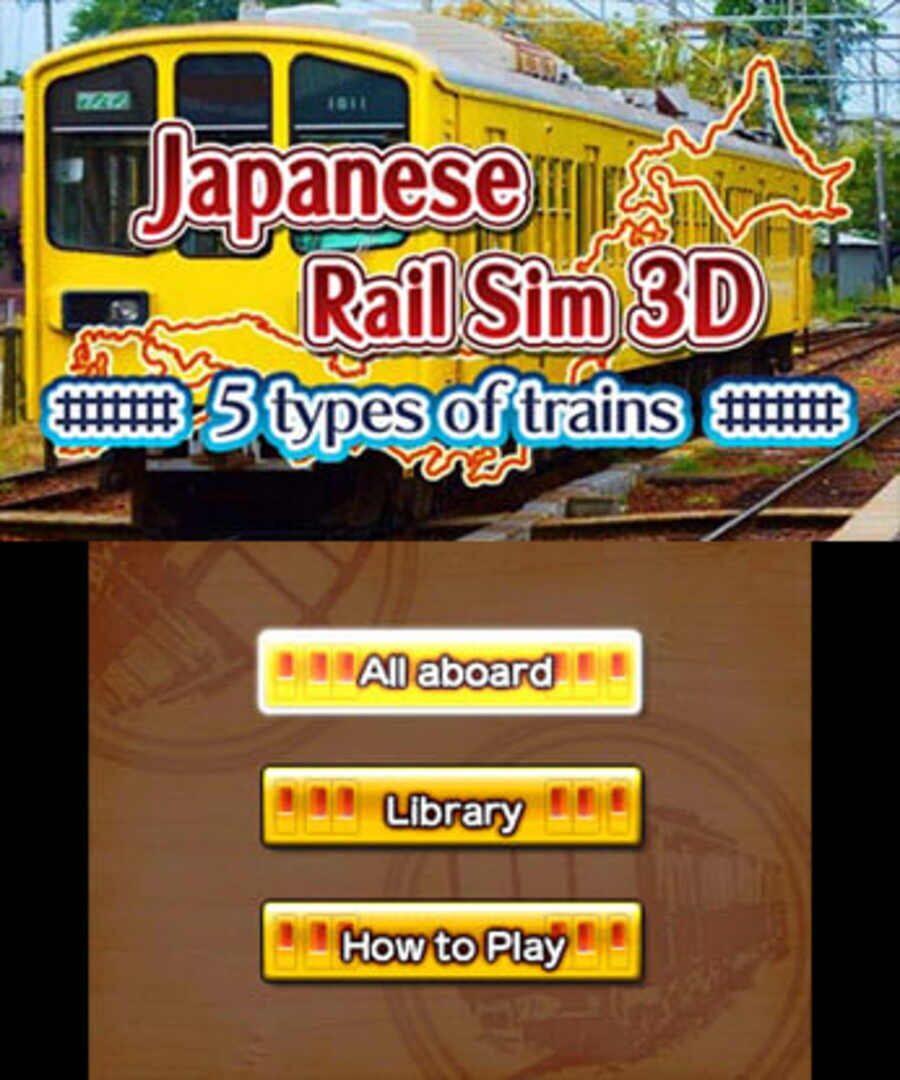 Japanese Rail Sim 3D: 5 types of trains screenshot 1