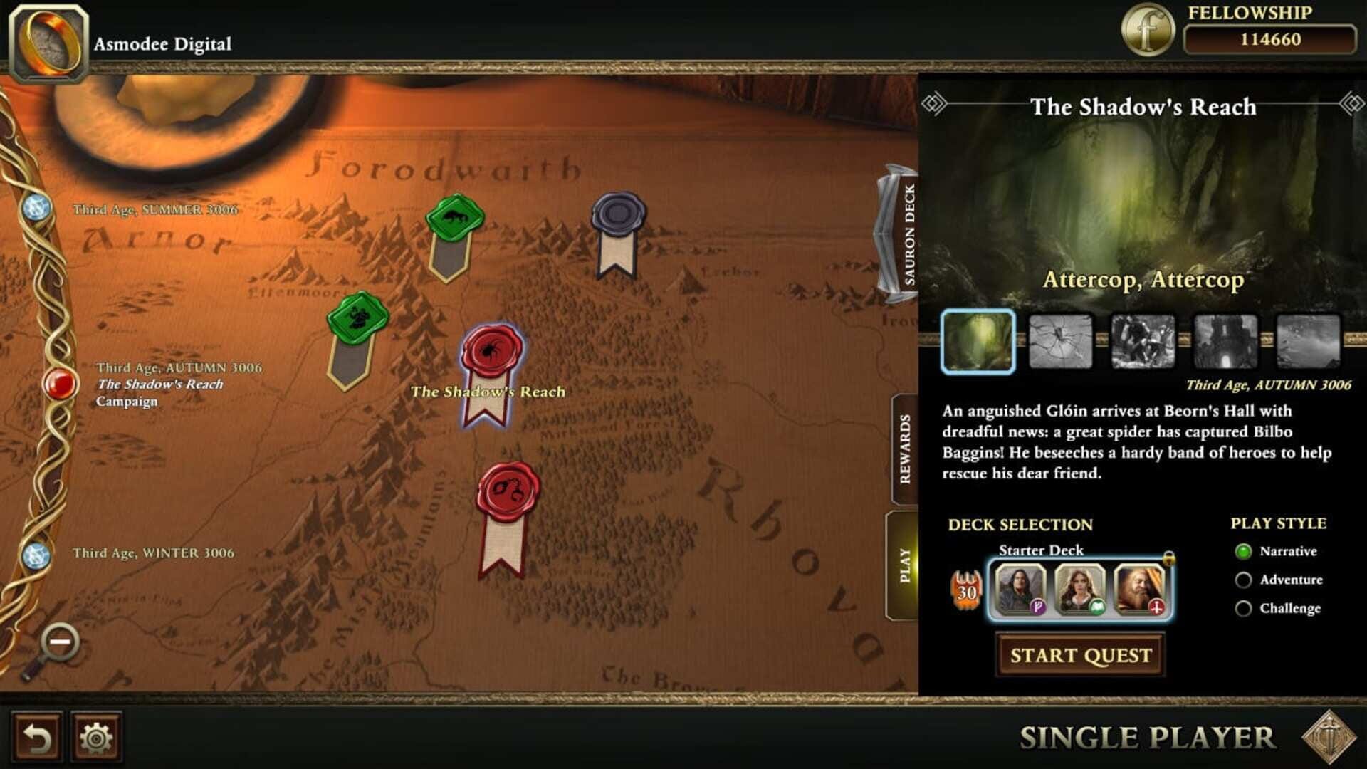 The Lord of the Rings: Adventure Card Game - Definitive Edition screenshot 1