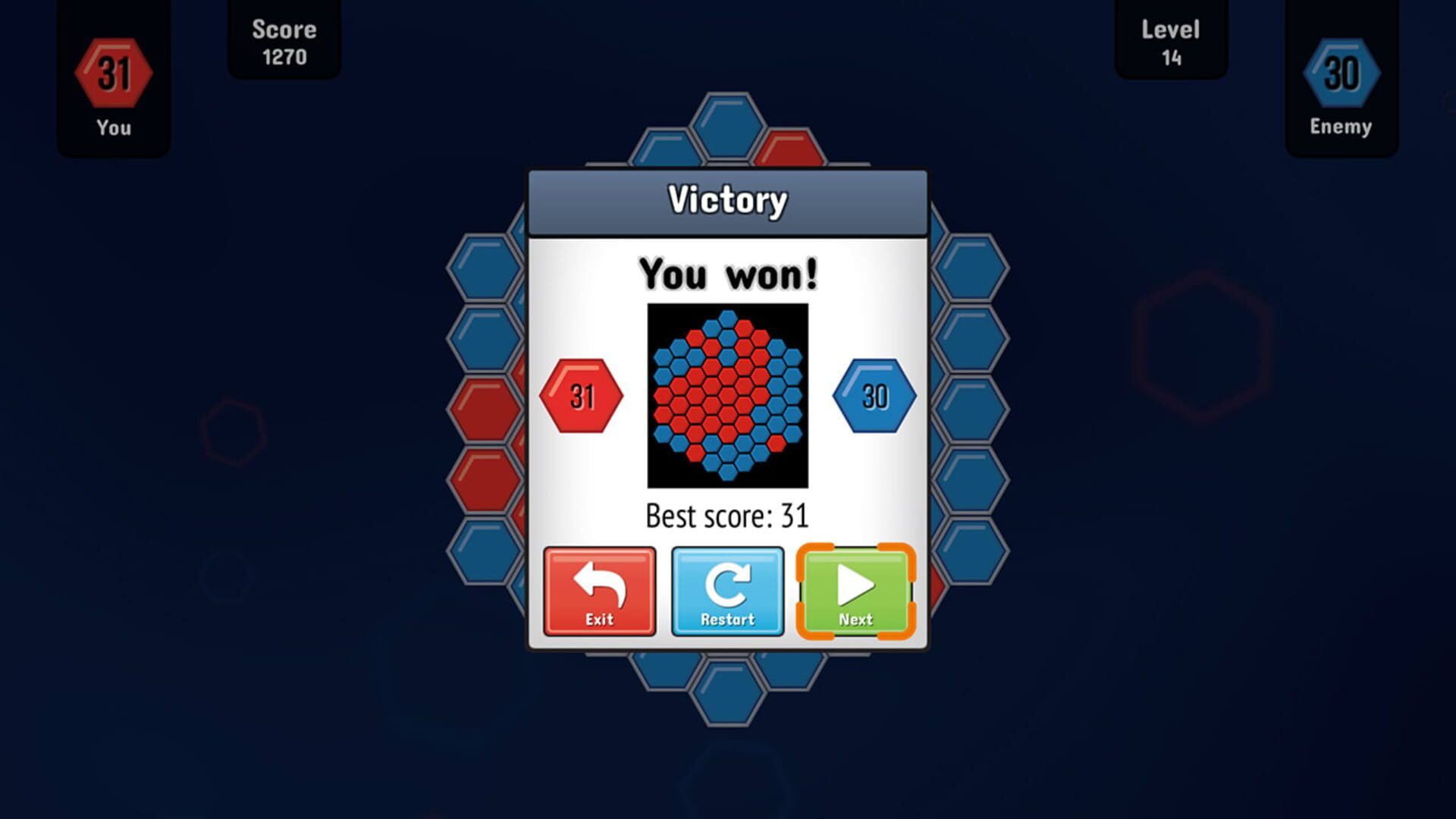 Hexxagon - Board Game screenshot 1