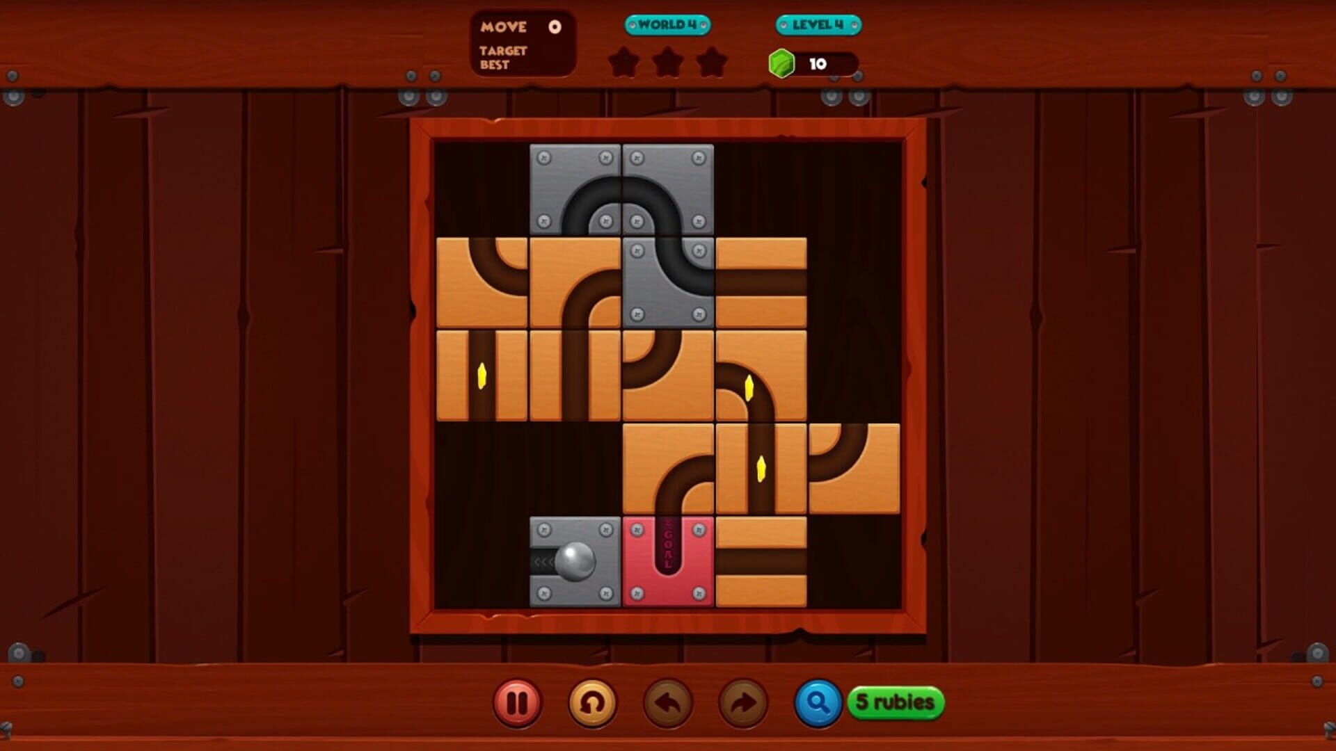 Let it roll slide puzzle screenshot 1