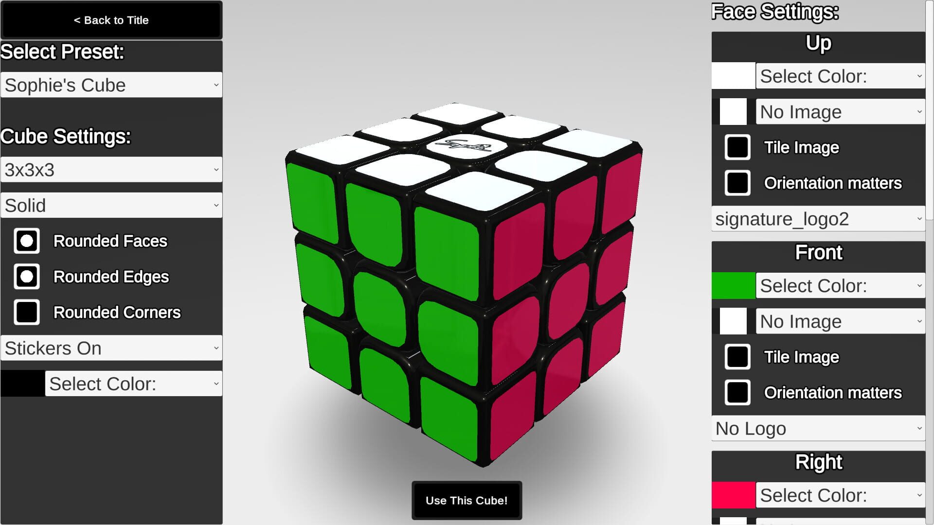 Sophie's Cubes screenshot 1