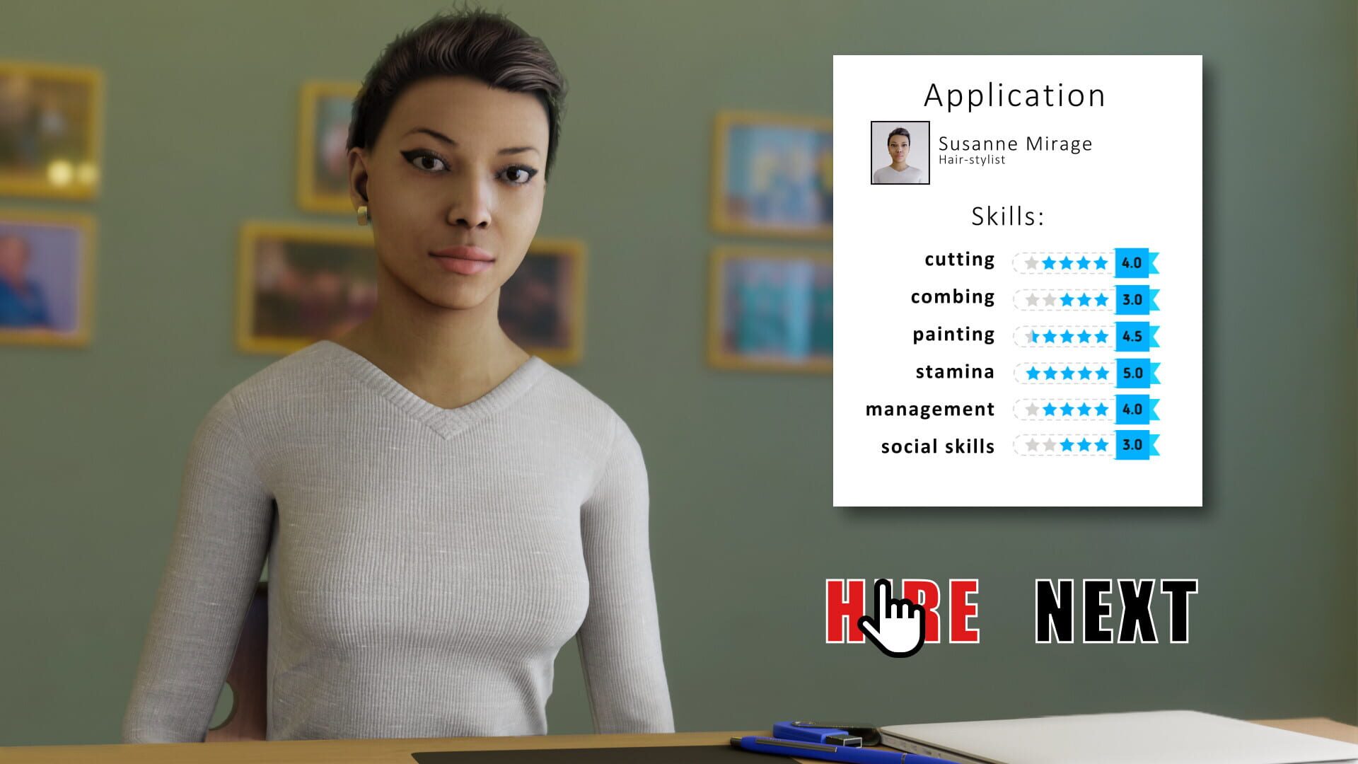 Hairdresser Simulator screenshot 1