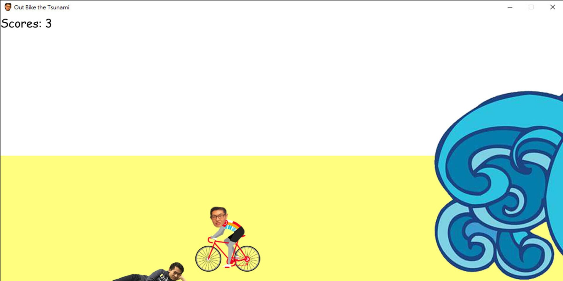 Out Bike the Tsunami screenshot 1