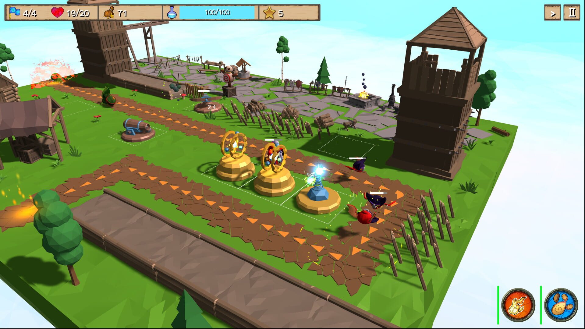 Voxelia Defenders screenshot 1
