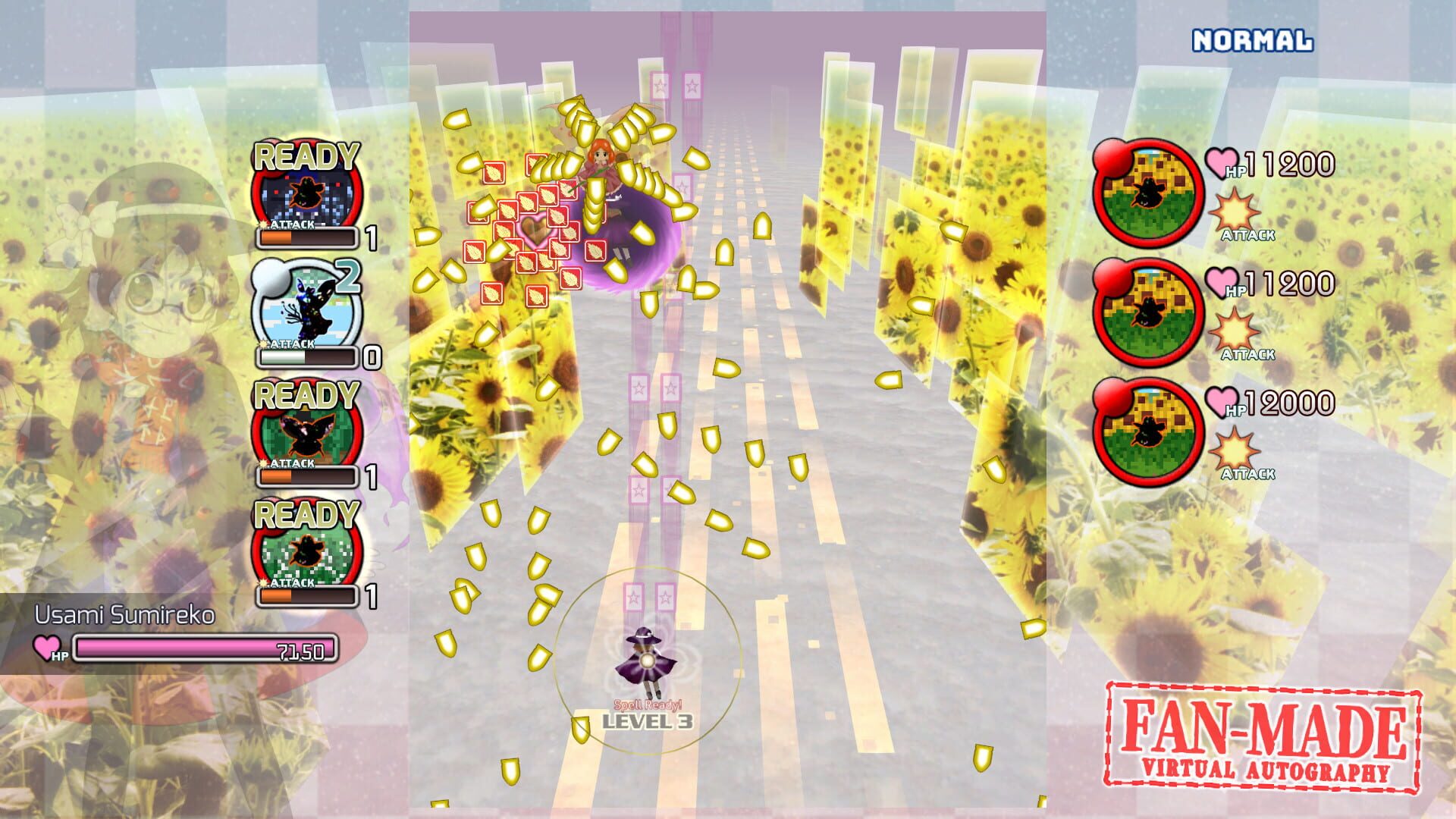 Touhou Fan-made Virtual Autography screenshot 1