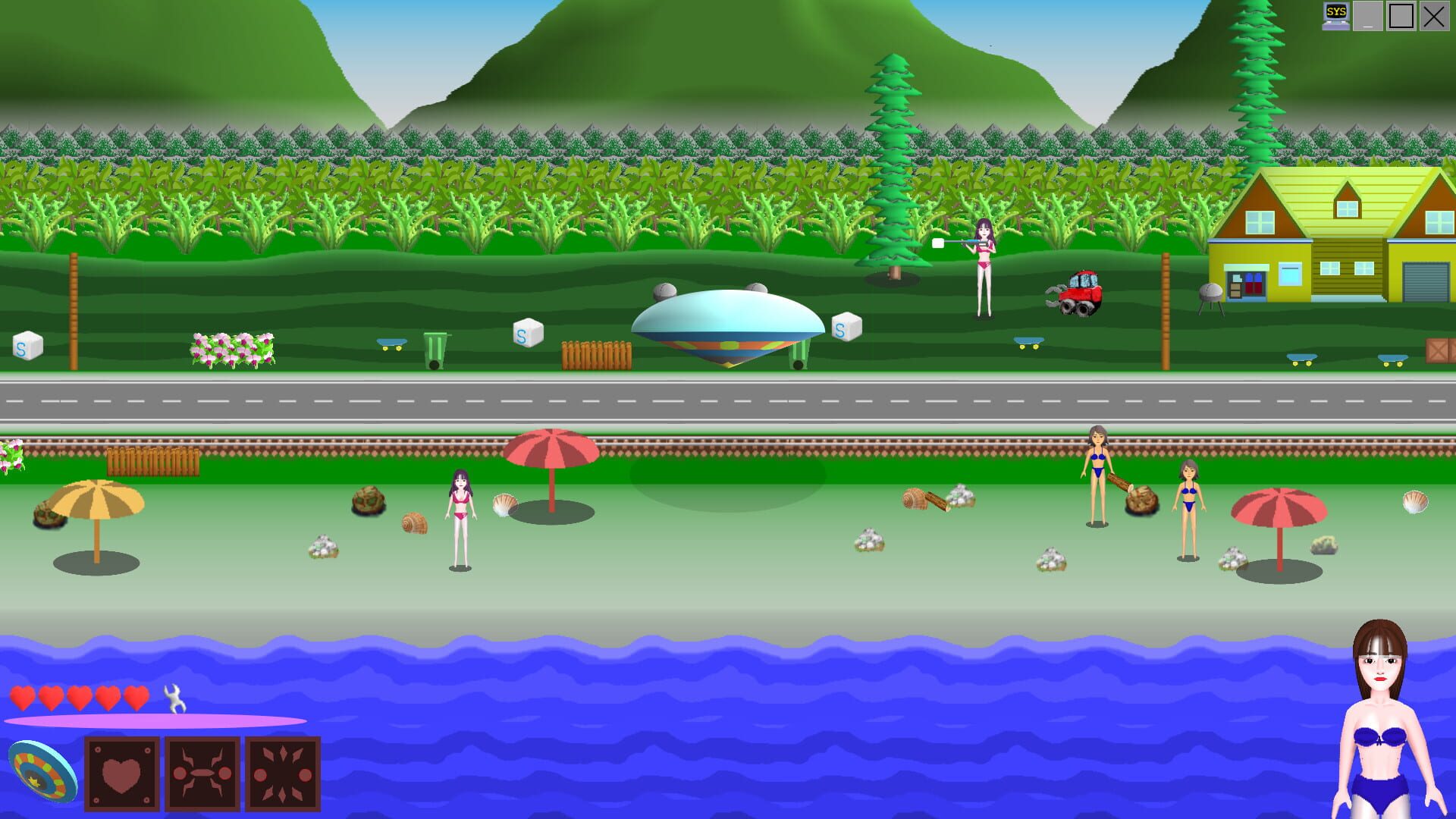 UFO vs. Bikini screenshot 1