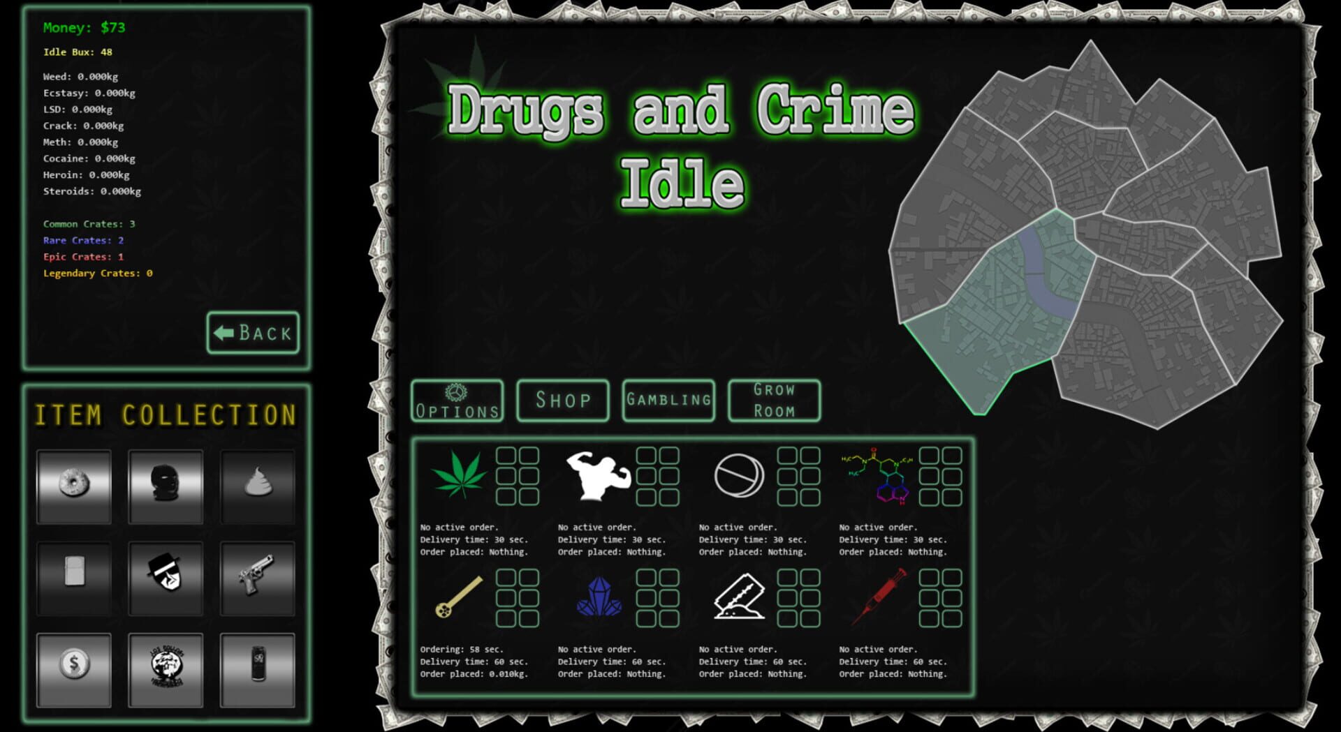 Drugs and Crime Idle screenshot 1