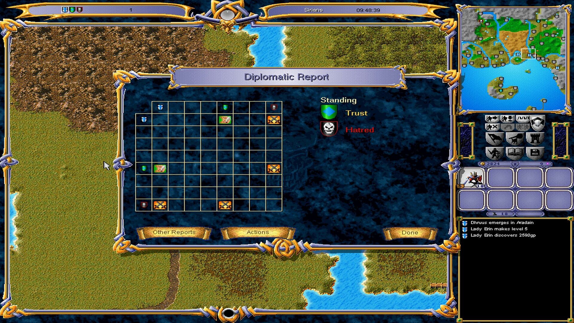 Warlords III: Darklords Rising screenshot 1