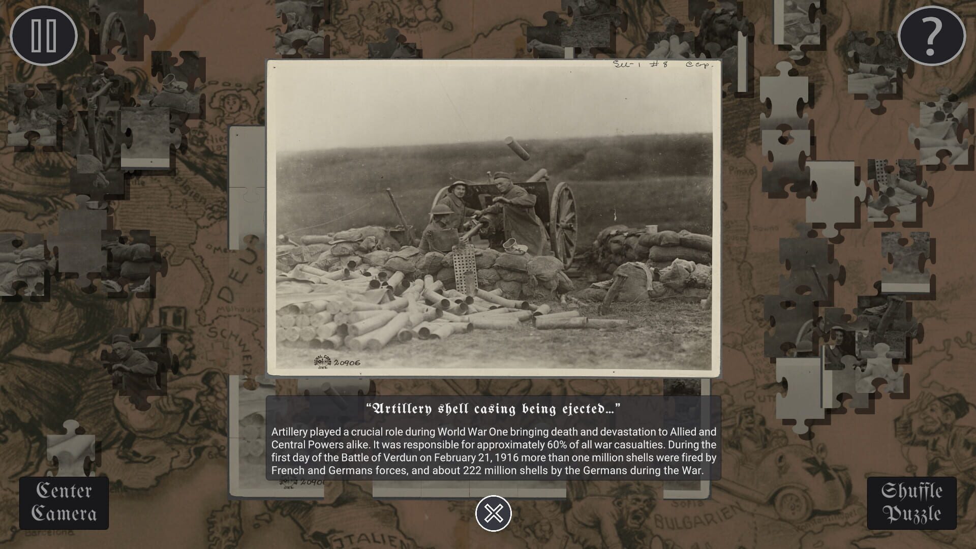 Historical Jigsaw Puzzle: World War I screenshot 1