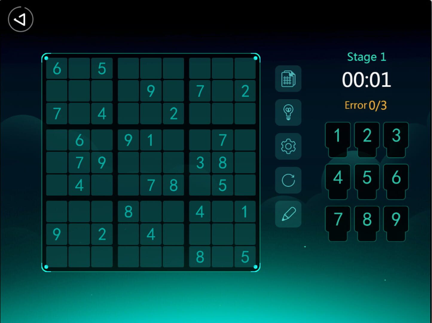 Sudoku Starry Sky screenshot 1