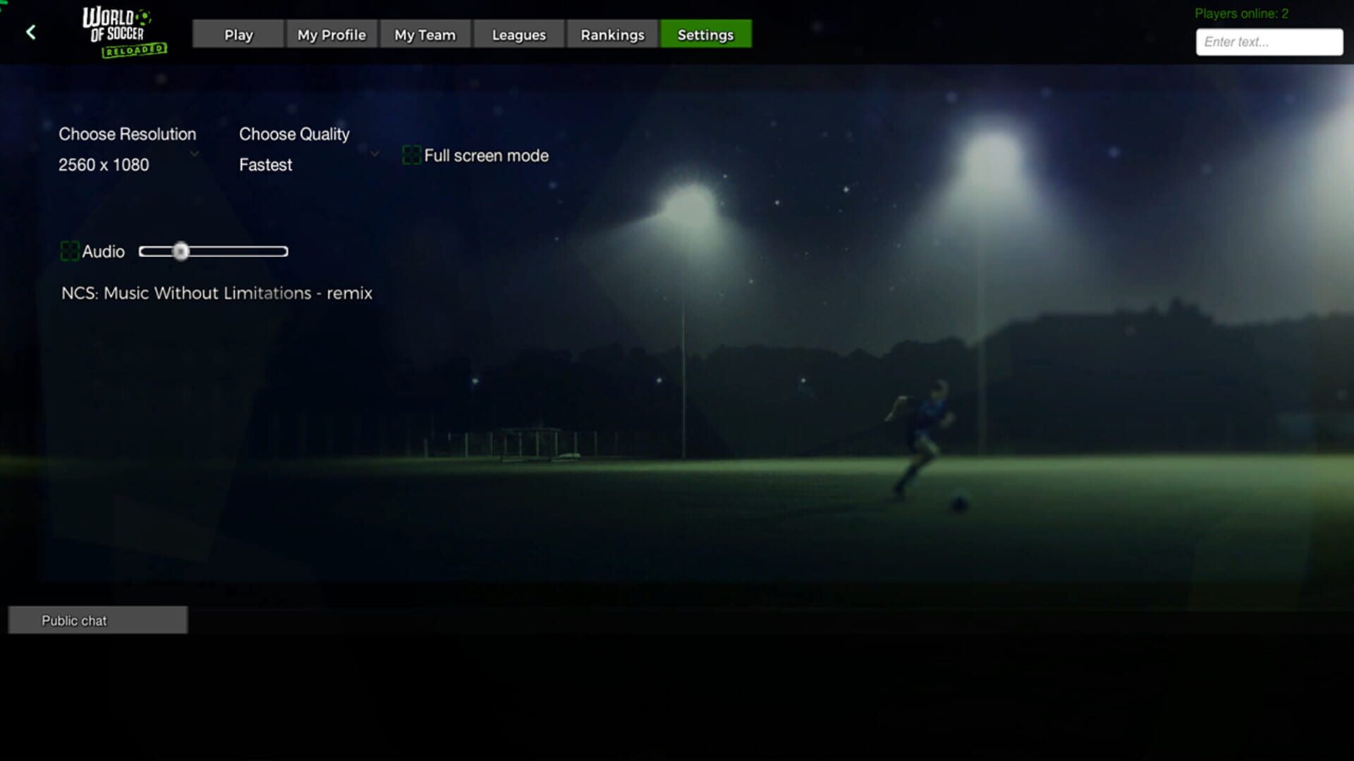 World of Soccer Reloaded screenshot 1