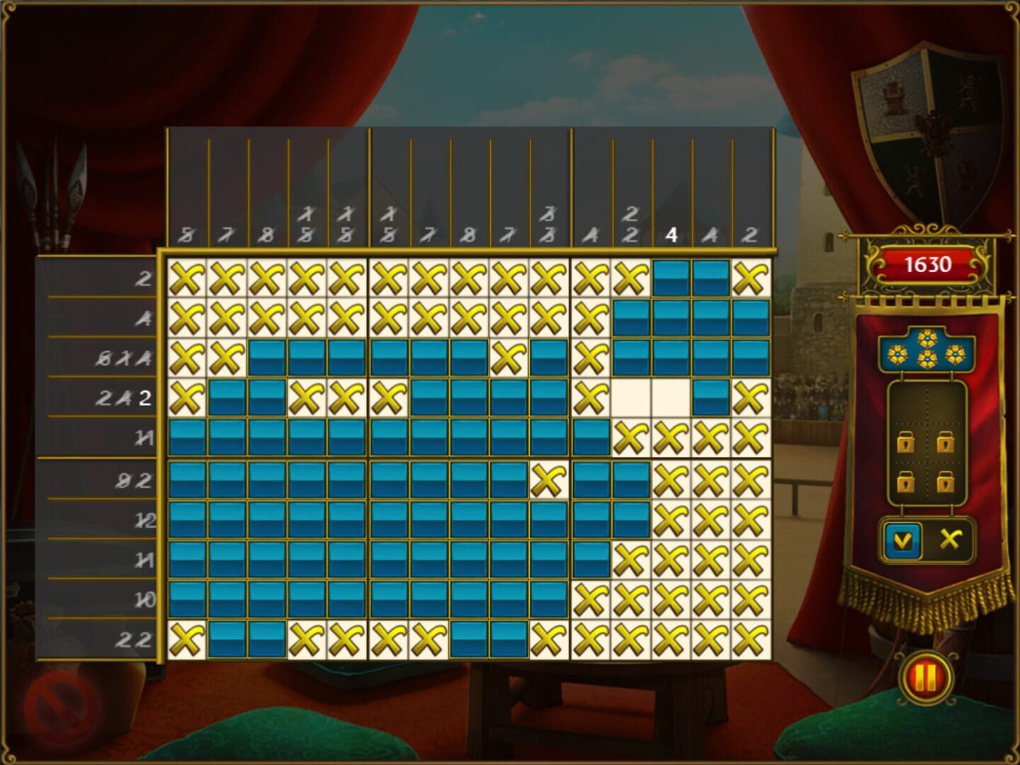 Fill and Cross Royal Riddles screenshot 1