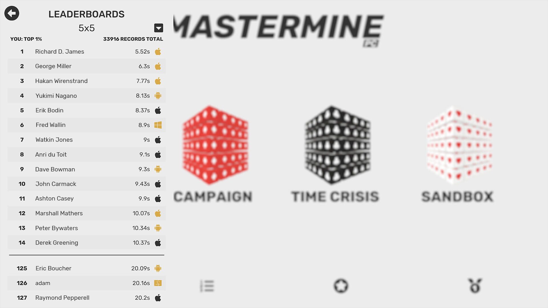 Mastermine screenshot 1