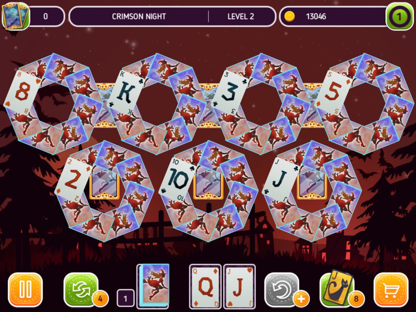 Solitaire Halloween Story screenshot 1